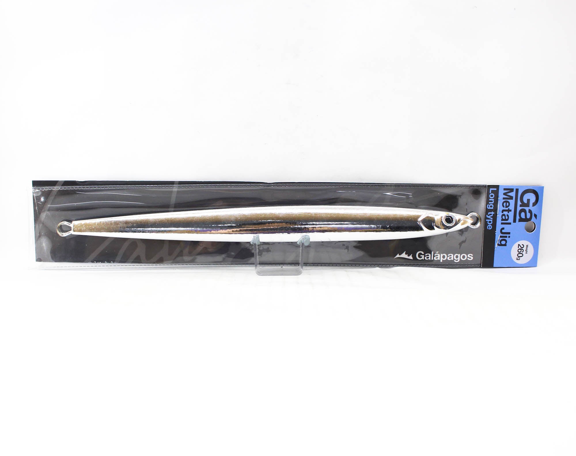 Galapagos Metal Jig Long Type 260 grams Almi Silver (3840)