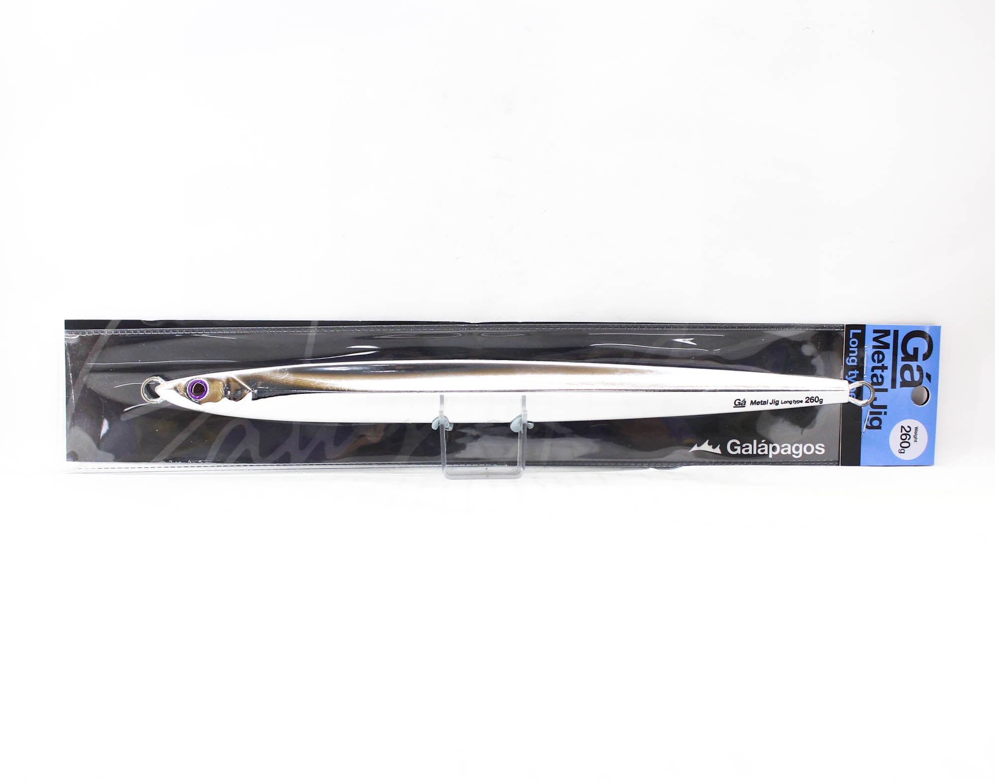 Galapagos Metal Jig Long Type 260 grams Glow Almi Silver (3864)