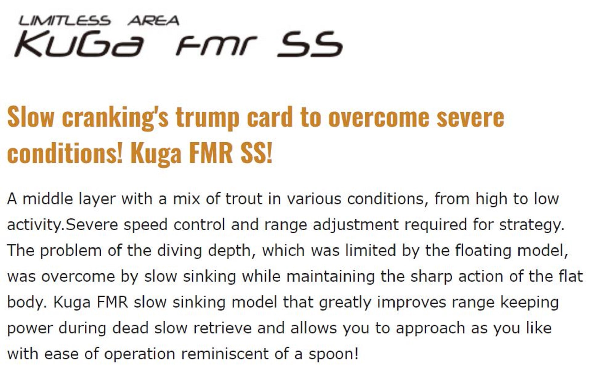 Valkein Kuga FMR SS 30mm 2.8 grams Sinking Lure C223 (6279)
