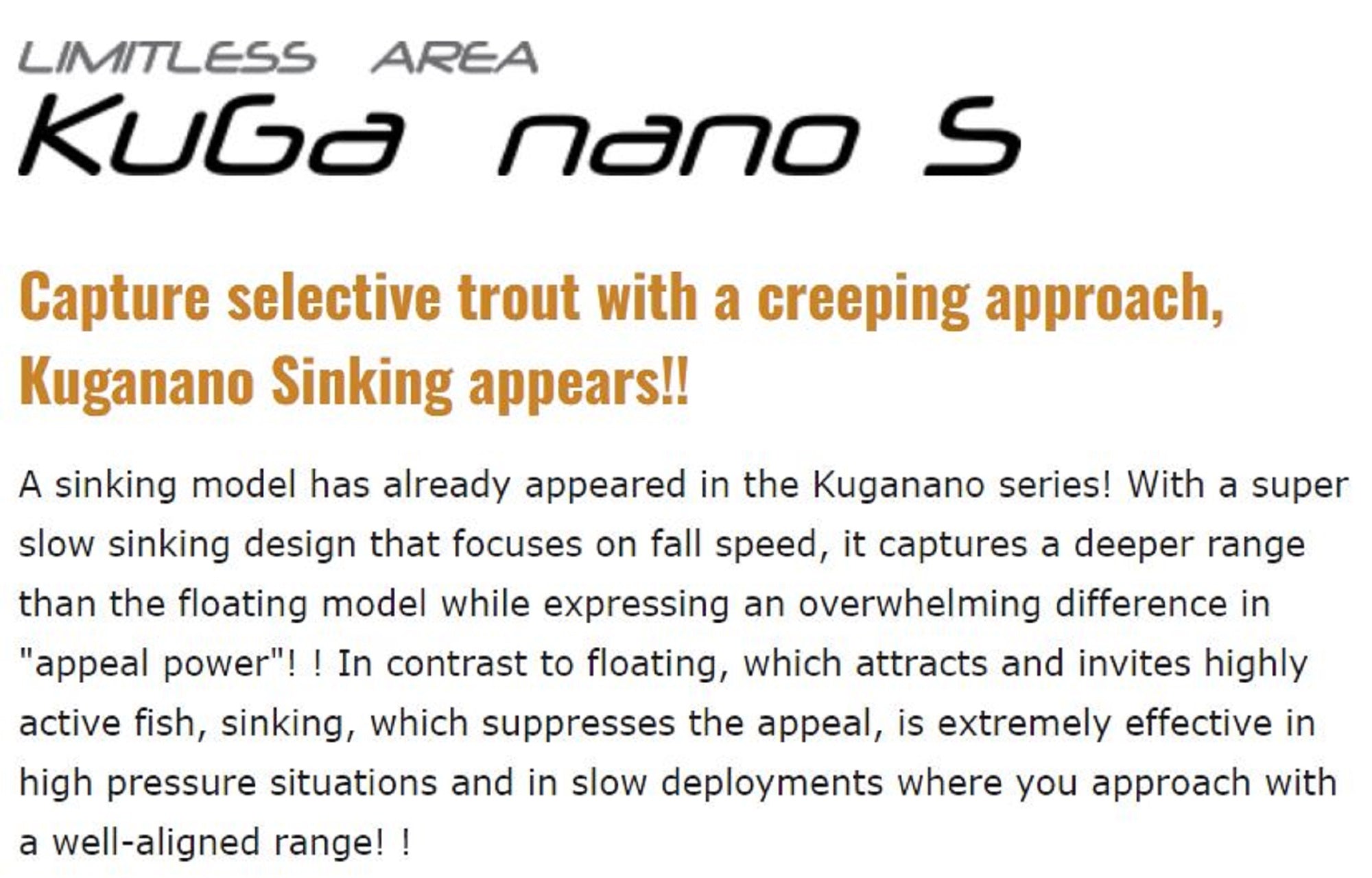 Valkein Kuga Nano S 26mm 2.1 grams Sinking Lure C223 (6361)