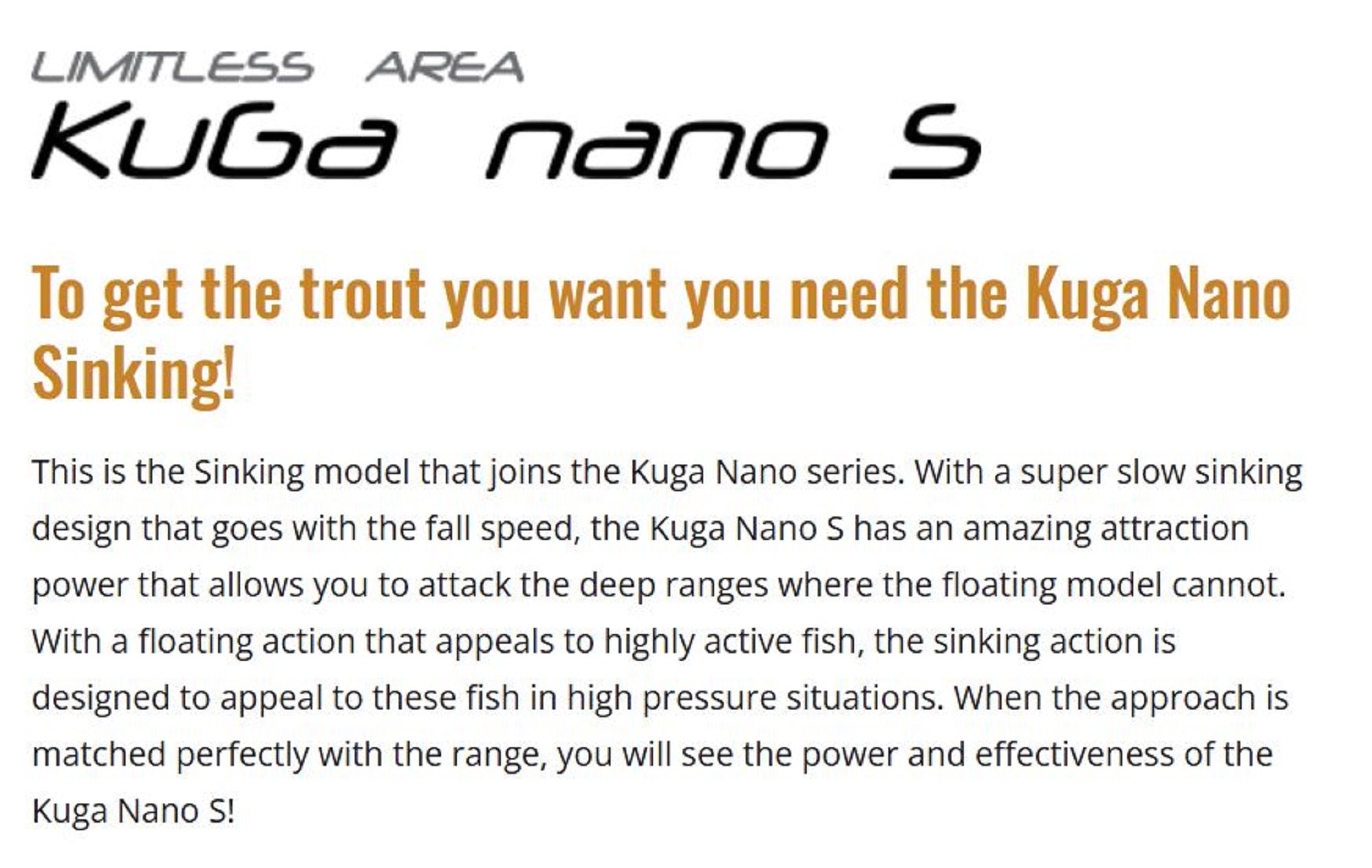 Valkein Kuga Nano S 26mm 2.1 grams Sinking Lure C237 (2736)