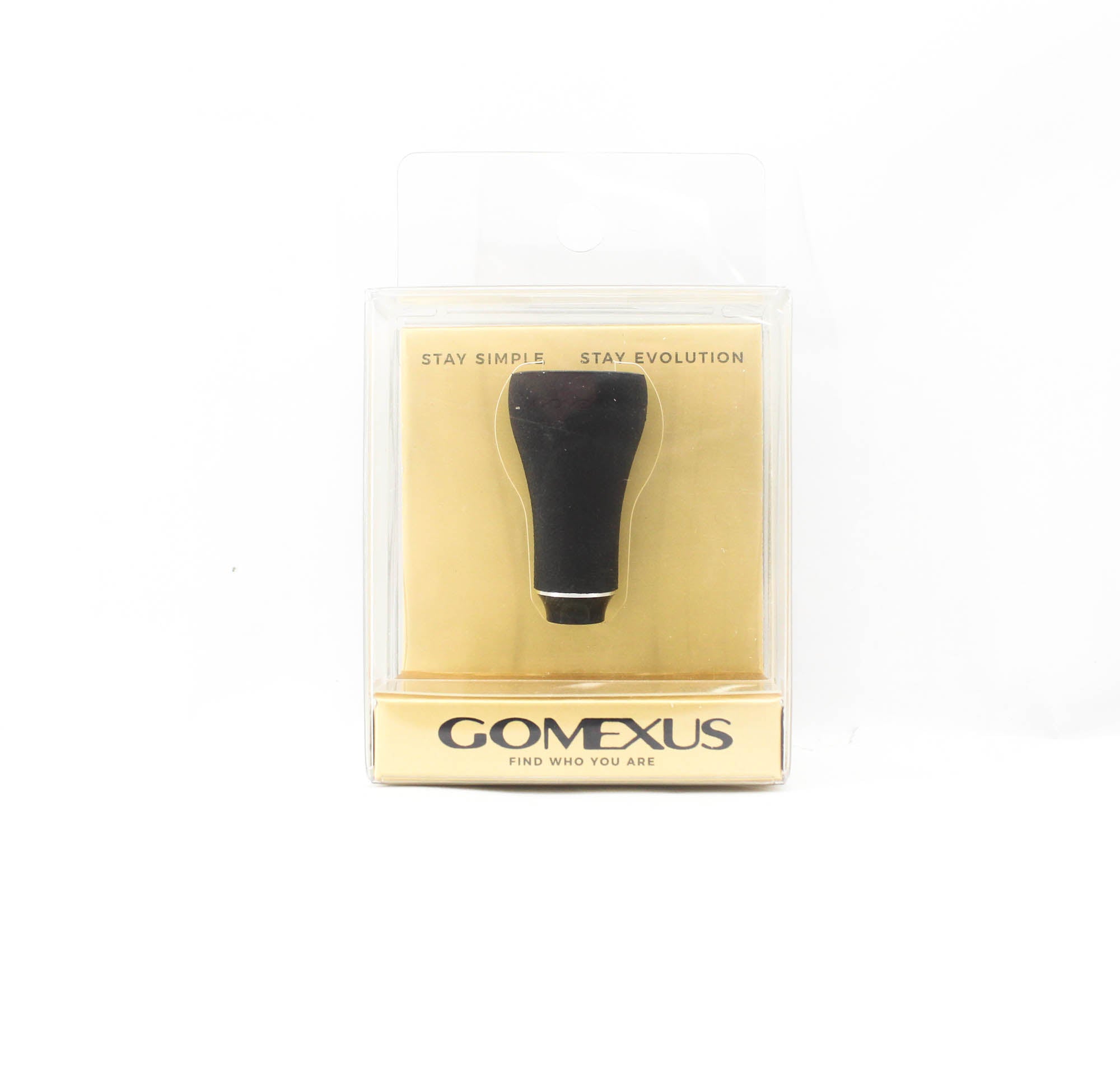 Gomexus K120PBKSR Handle Knob TPE Silver 20mm Shimano A , Daiwa S (0208)