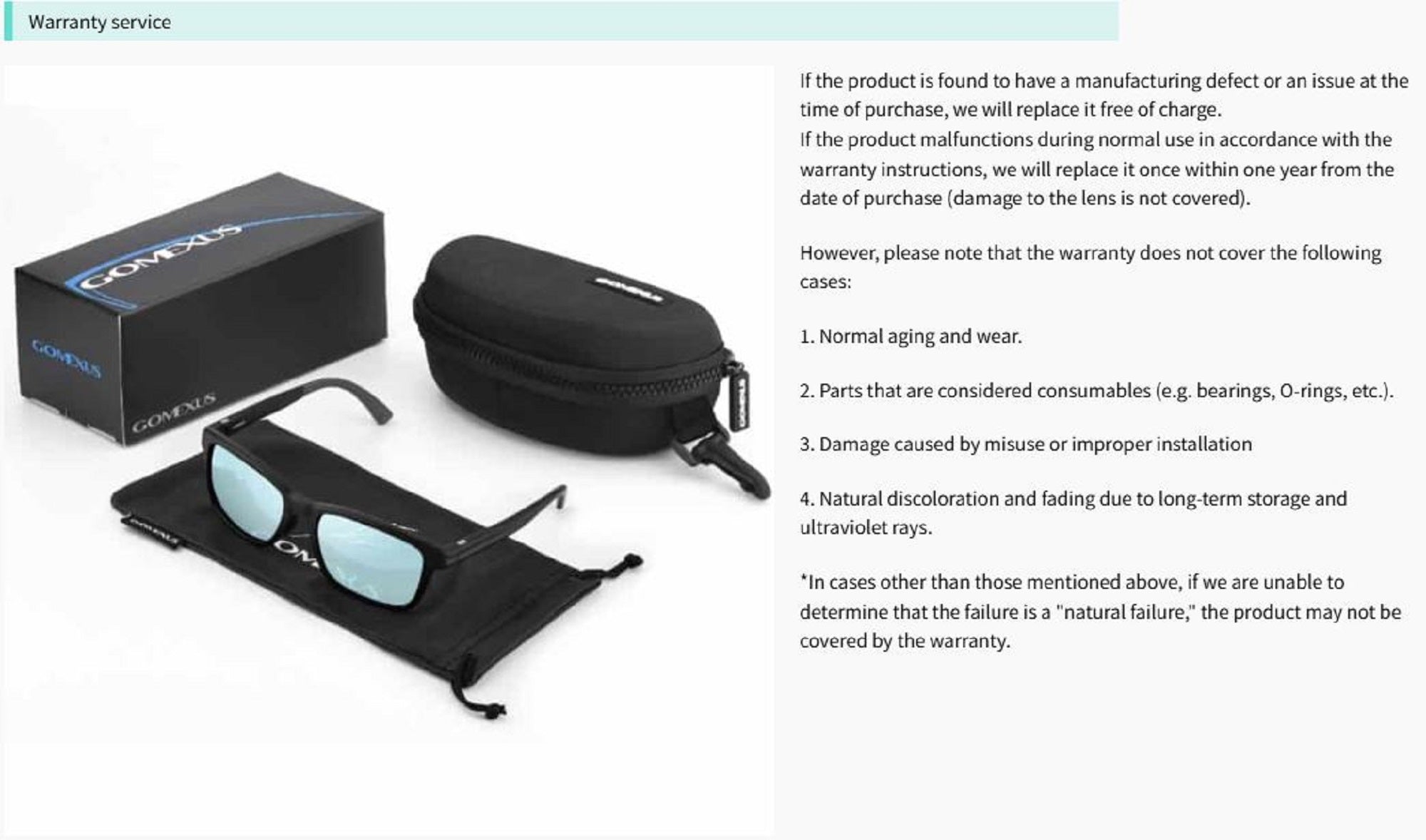 Gomexus FAS-T180-BLBK Sunglasses Polarised Blue (1618)