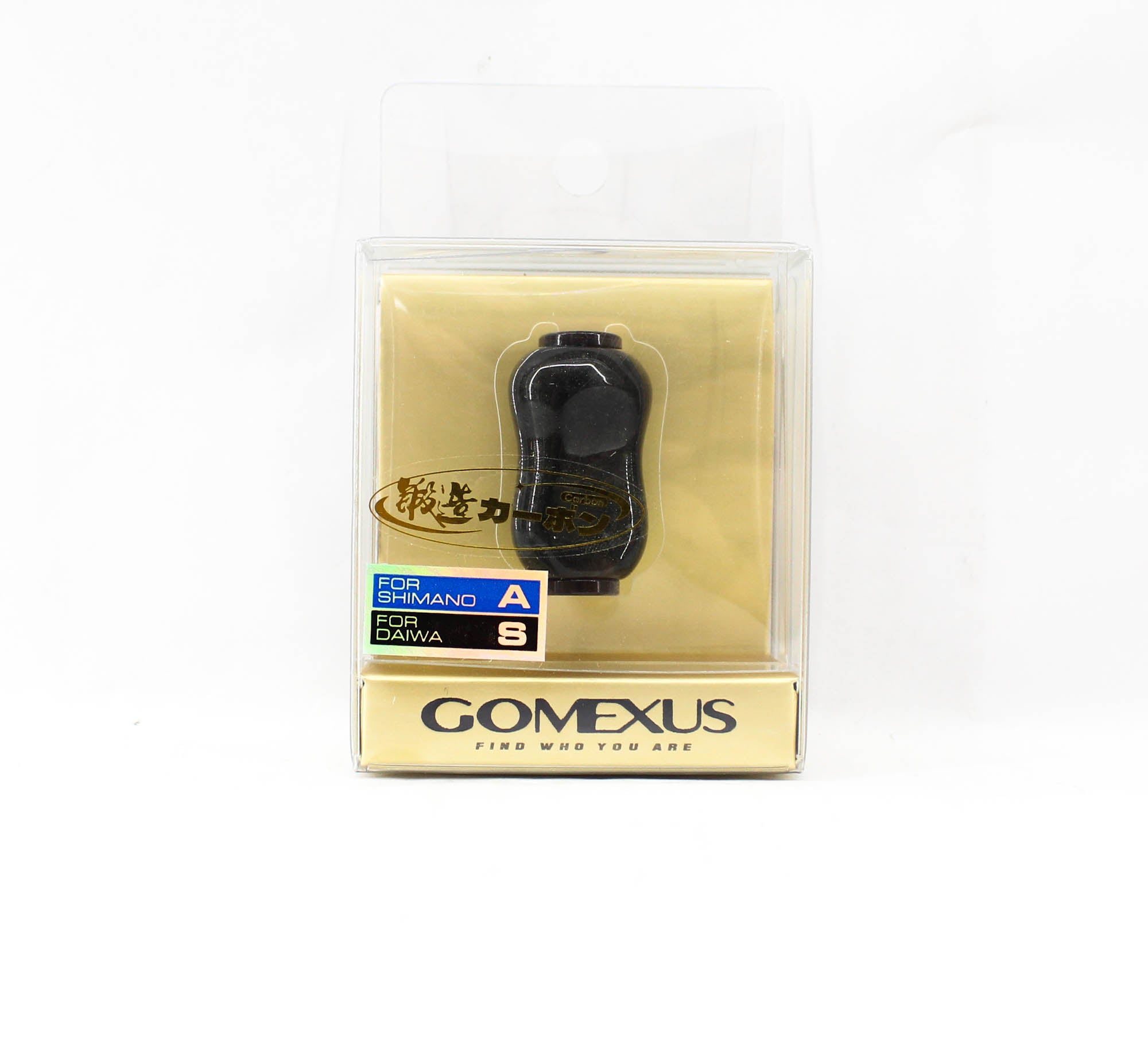 Gomexus K122DFBKBK Power Knob Forged Carbon BK 22mm Shimano A DaiwaS (2684)