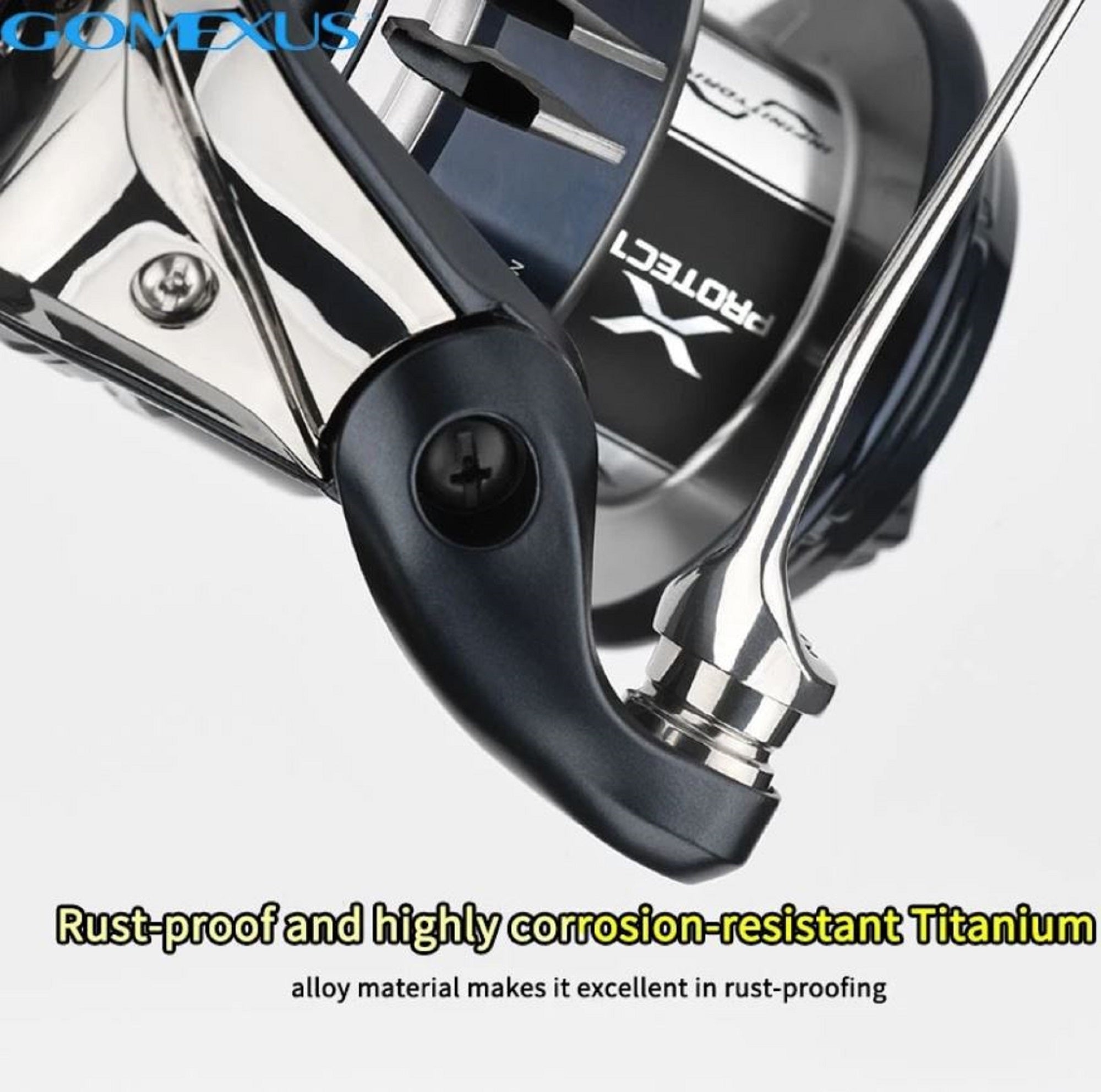 Gomexus D112TTN Line Roller Titanium Silver for Shimano SW 5000-6000 (2820)