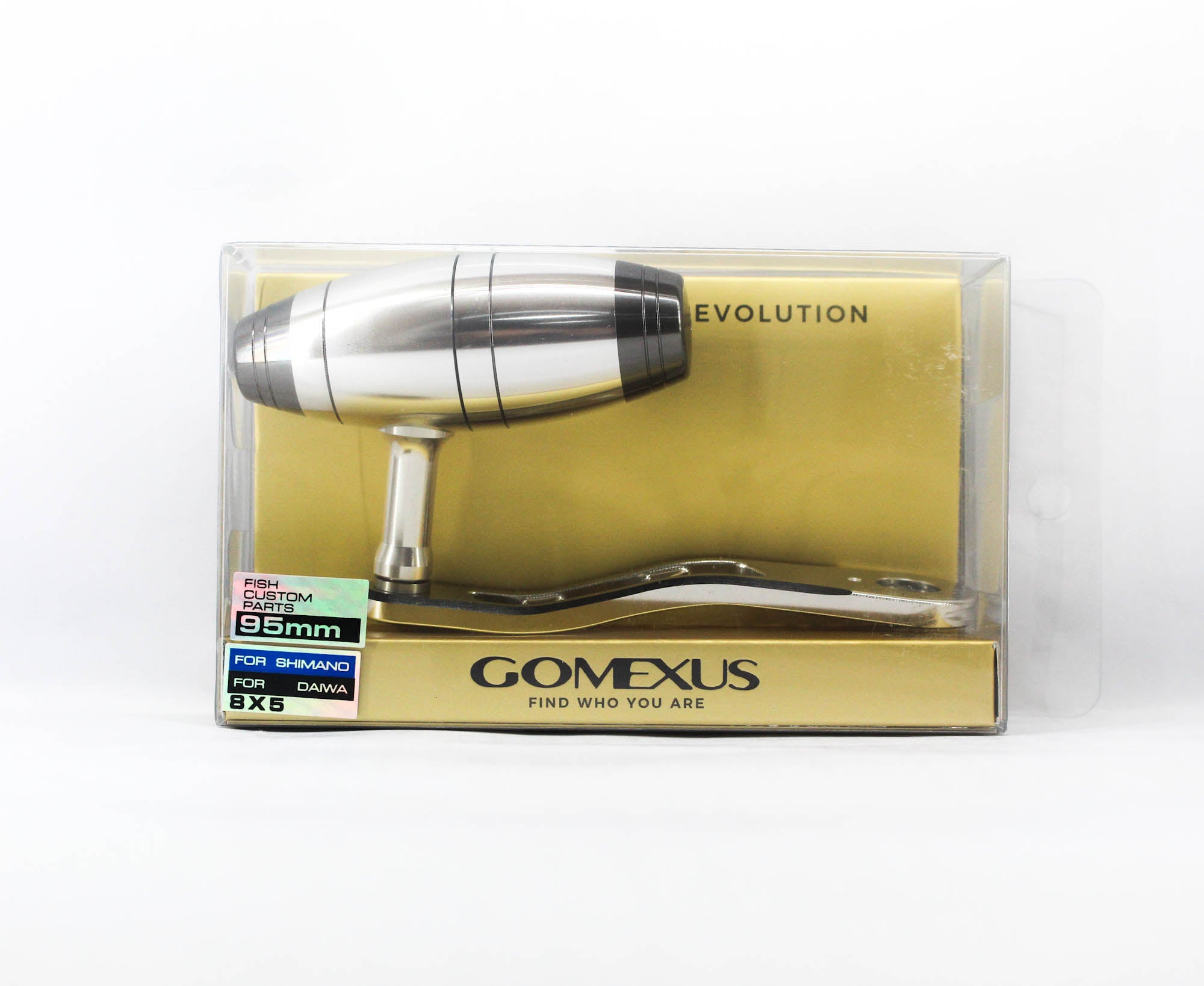 Gomexus H0J95A85ASRSR2 Power Handle Alu Silver 95mm 8x5mm Shimano, Daiwa (3315)