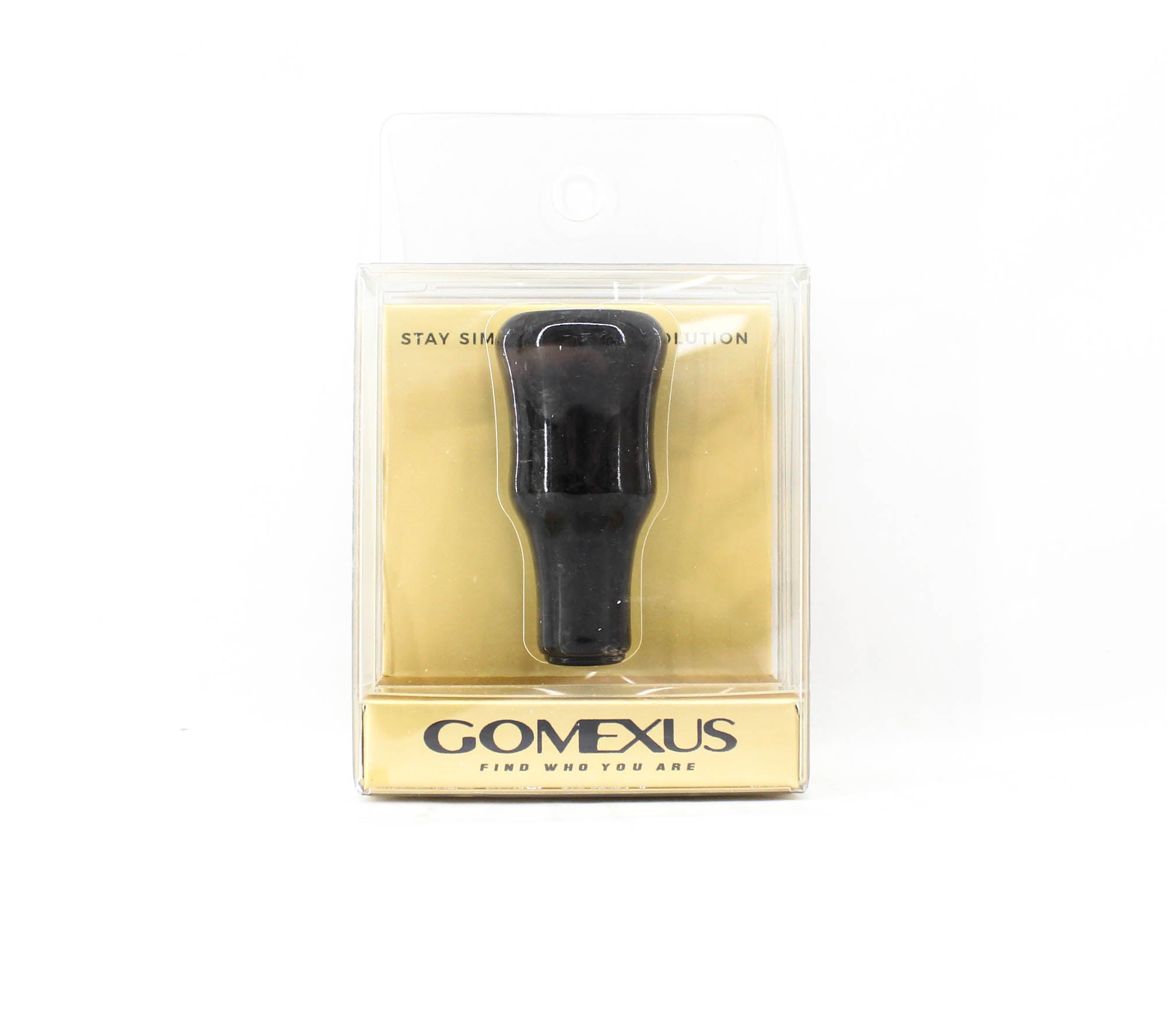 Gomexus K124DBKSR Knob Forged Carbon Black Silver Shimano A, Daiwa S (3476)
