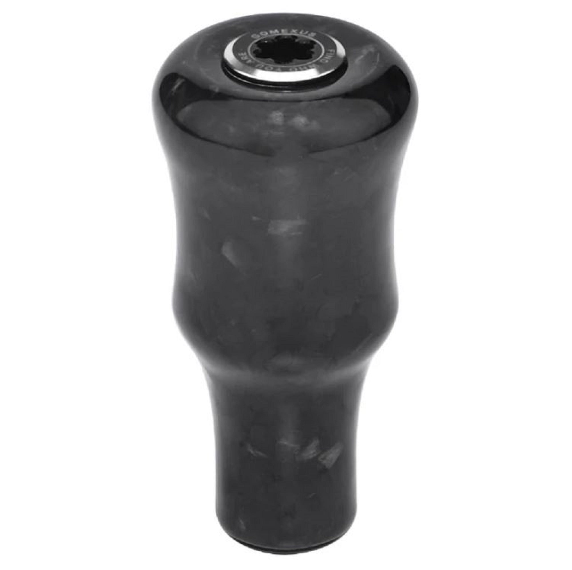 Gomexus K124DBKSR Knob Forged Carbon Black Silver Shimano A, Daiwa S (3476)