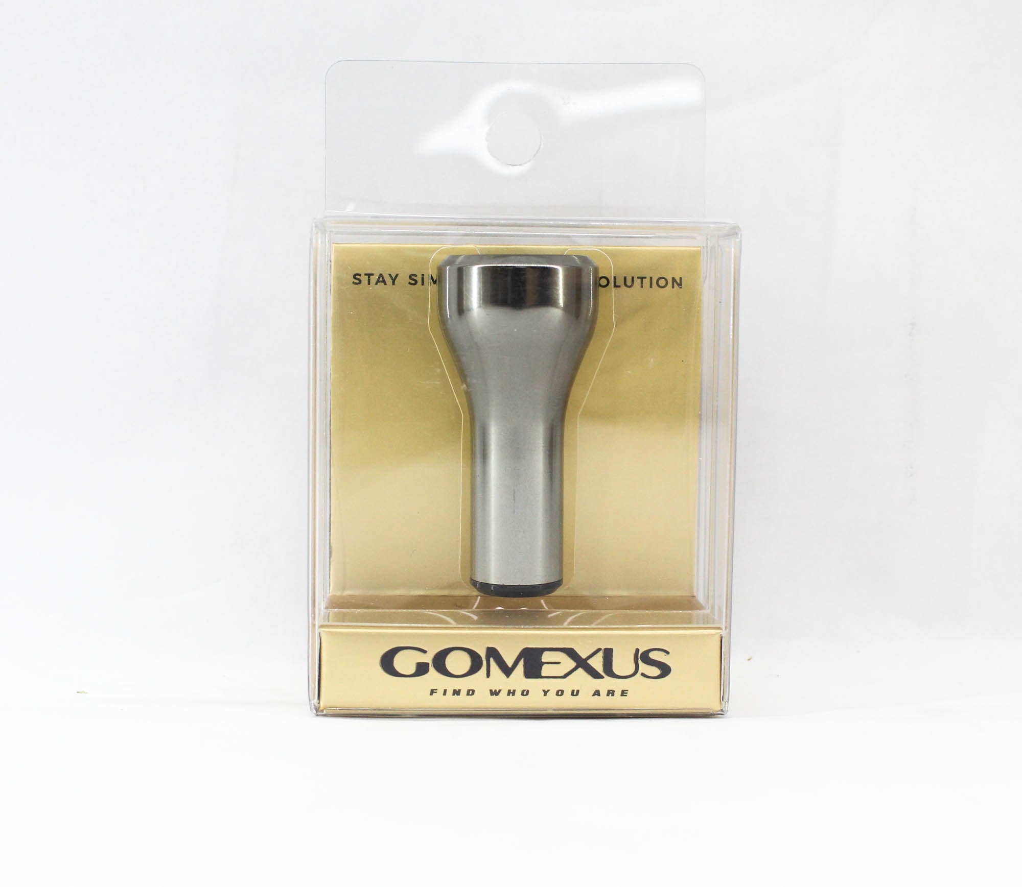 Gomexus A24LTNBK Knob Aluminum Silver 24mm Shimano A , Daiwa S (4282)