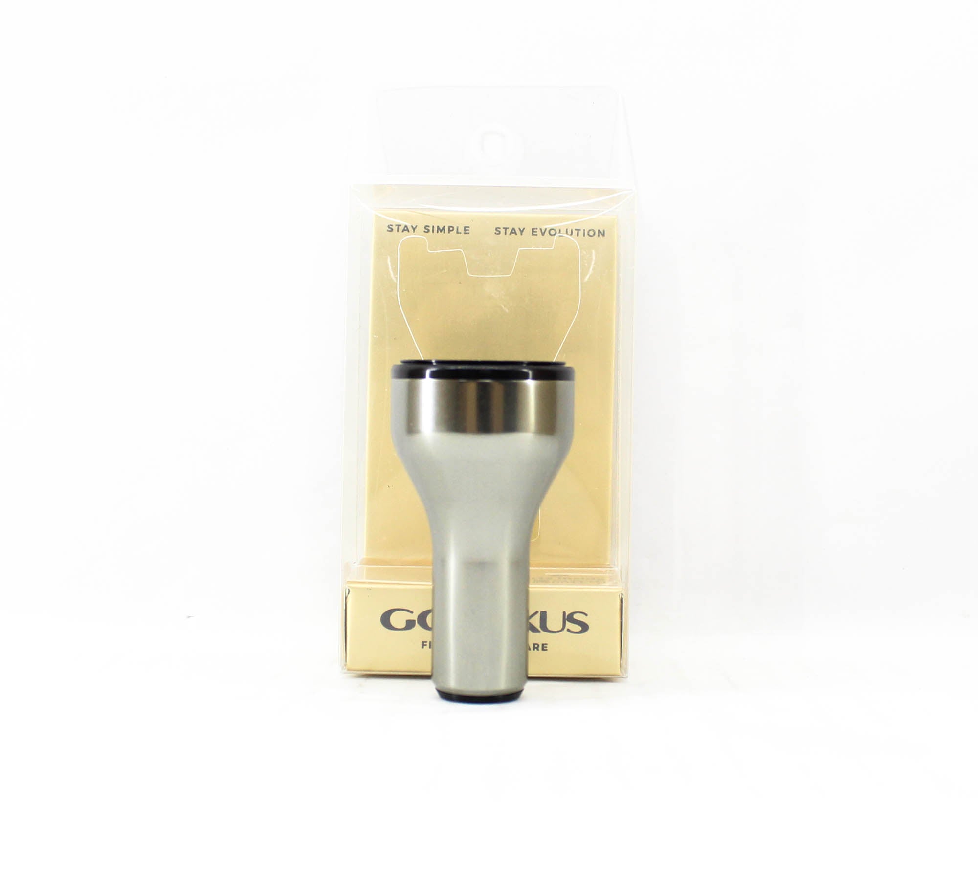 Gomexus K130ATNBK-02 Knob Aluminum Silver 30mm Shimano A , Daiwa S (4466)