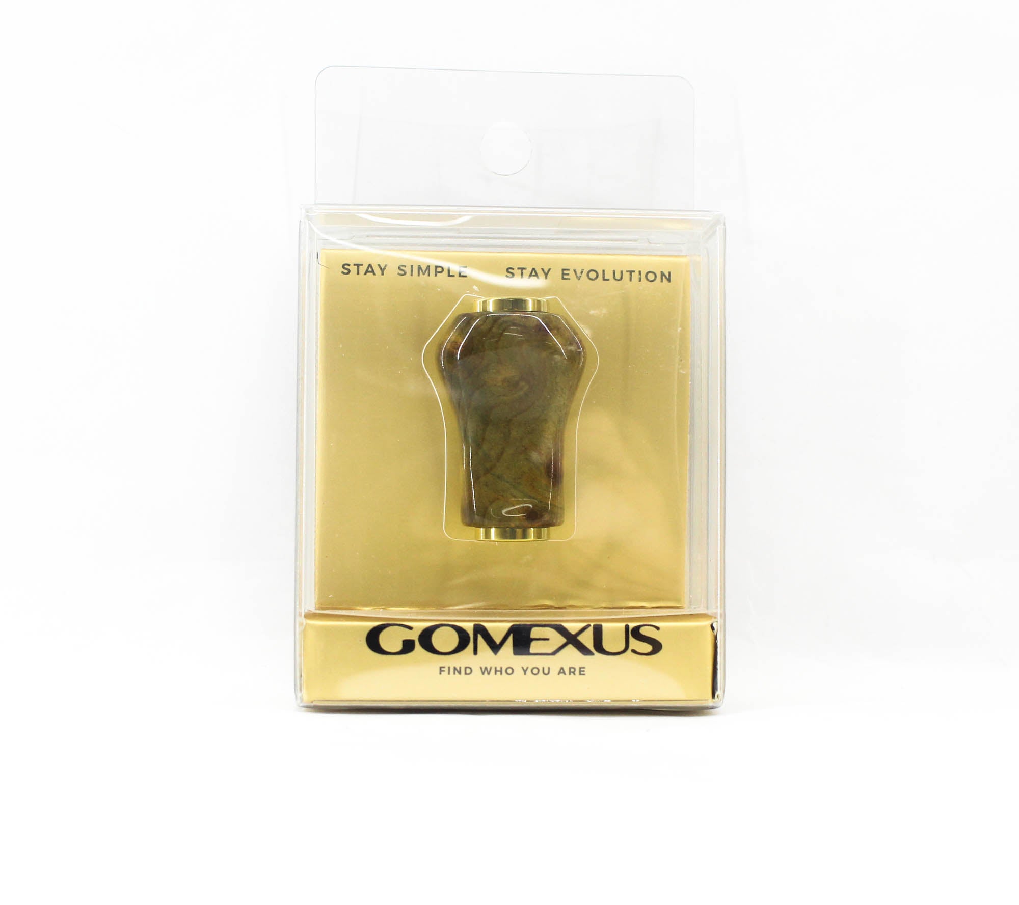 Gomexus K122RFGDCQ Knob Titanium Light Wood 22mm Shimano A, Daiwa S (4930)