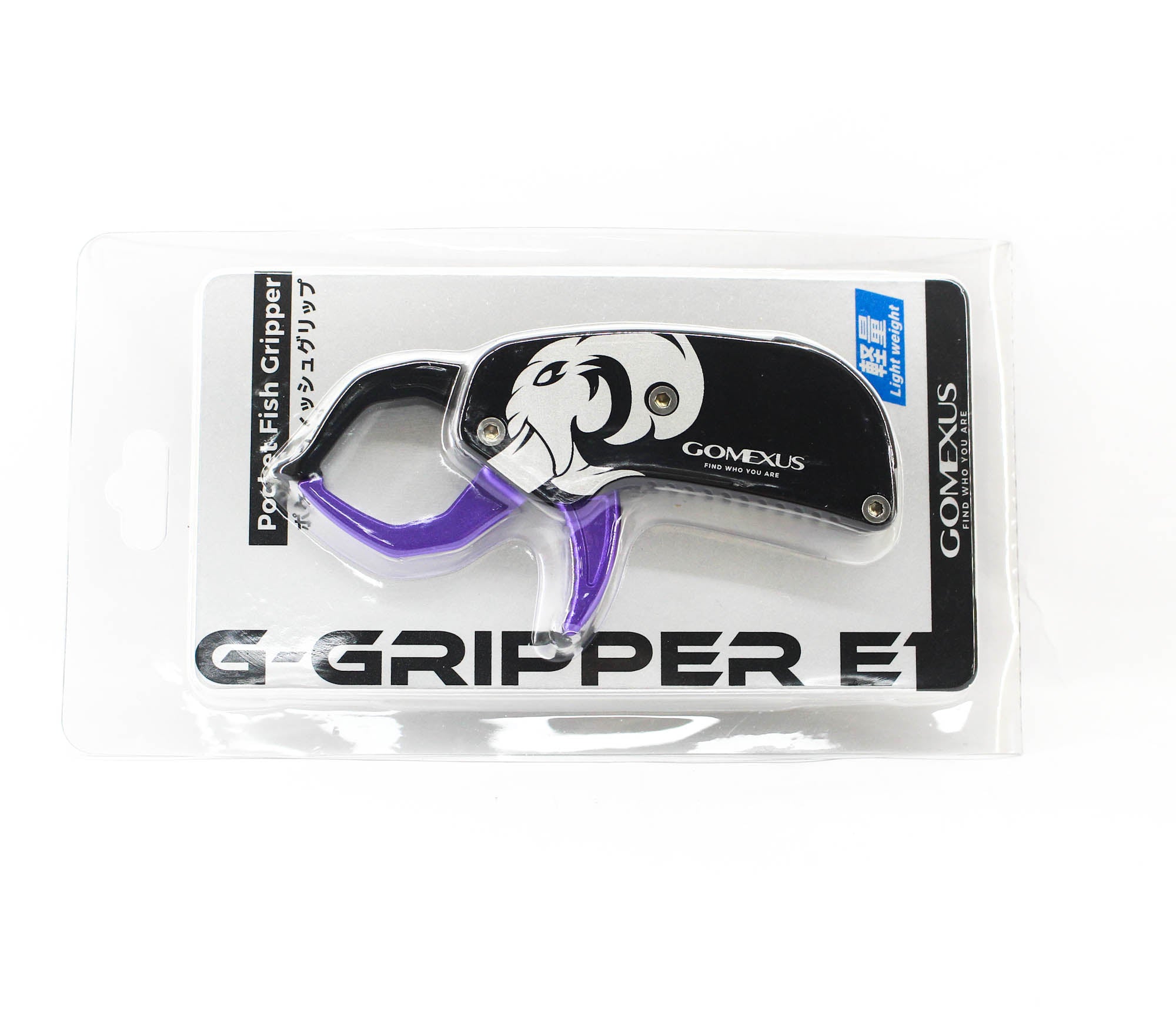 Gomexus KY100BKPL Fish Grip Pocket Light Weight Purple (4985)