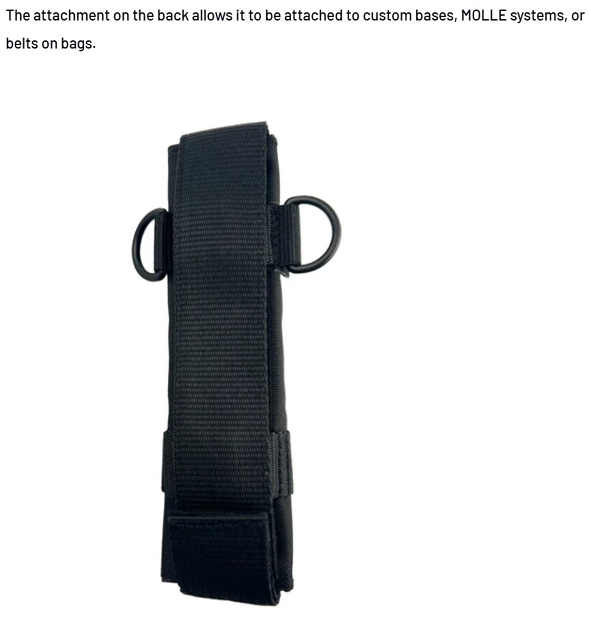 LSD Rod Holder Fit SP 19 x 4.5 cm Cordura Black (0536)