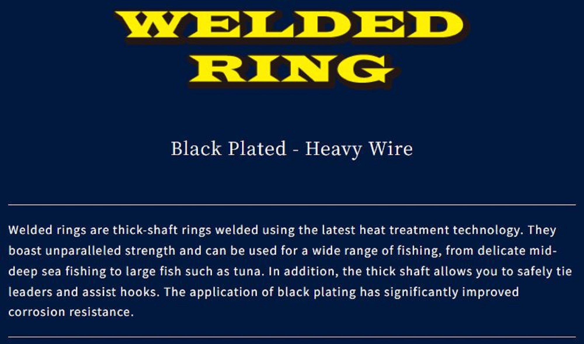 Boggy Solid Ring Black Welded Size 6 280kg 6/pack (1465)