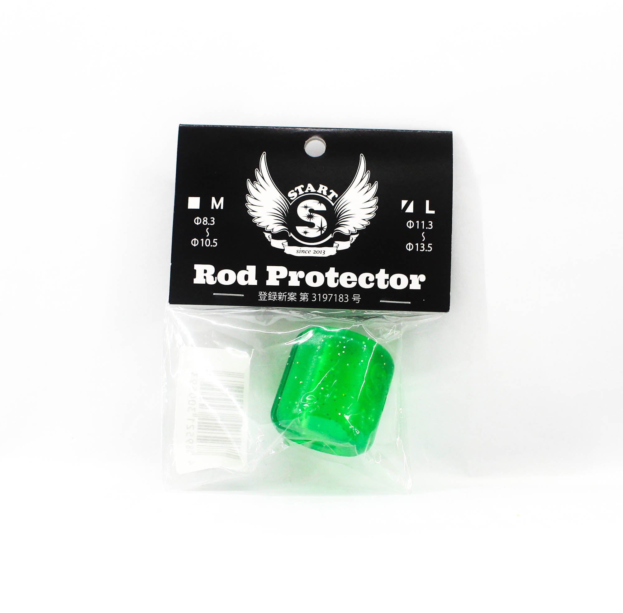 Start Rod Split Grip Protector Size L Diameters 11.3-13.5 mm Green G (0593)