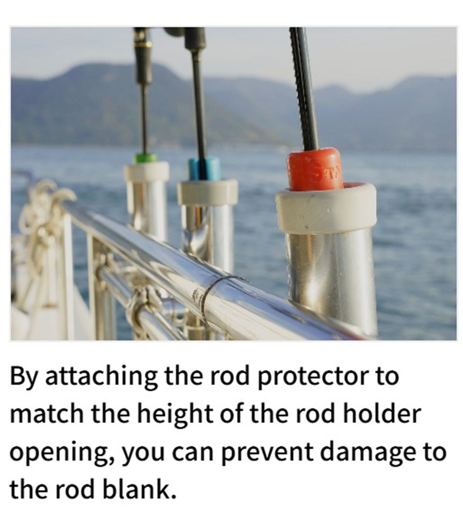 Start Rod Split Grip Protector Size L Diameters 11.3-13.5 mm Green G (0593)