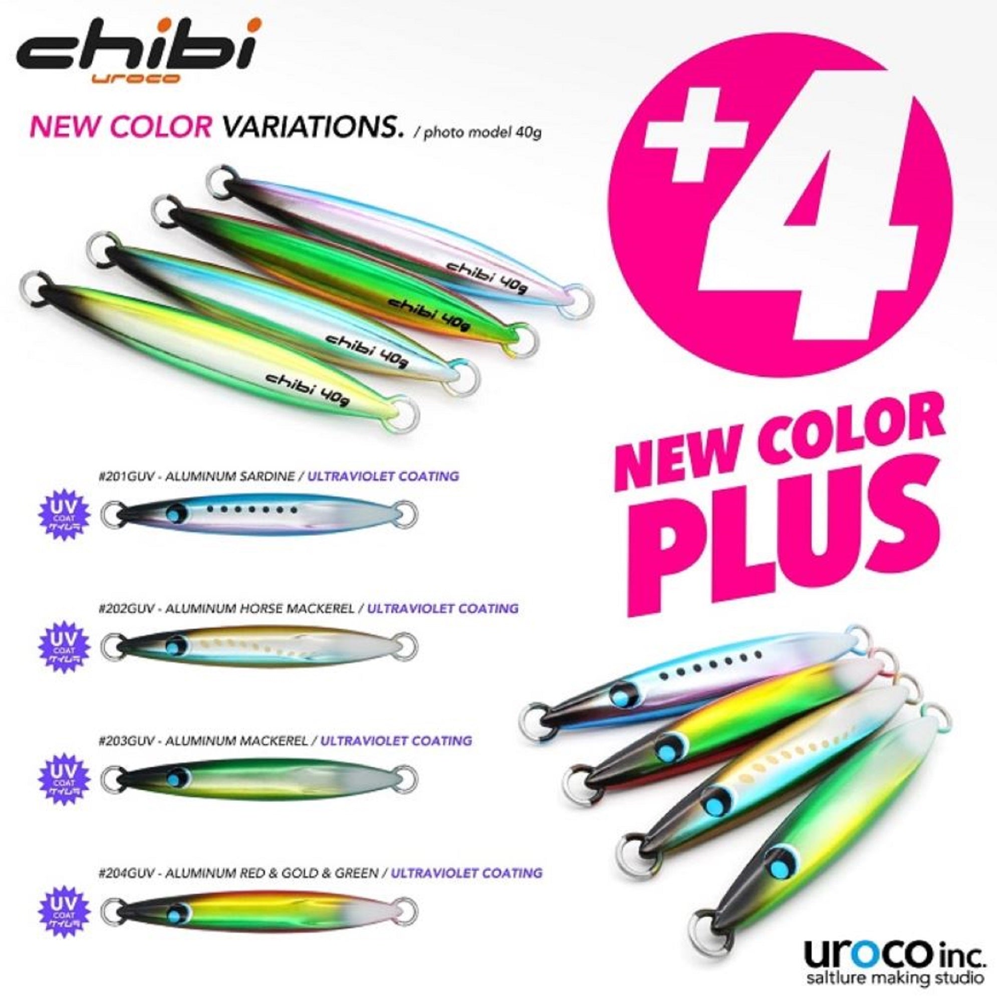 Uroco Metal Jig Chibi Uroco 40 grams 201 (5170)
