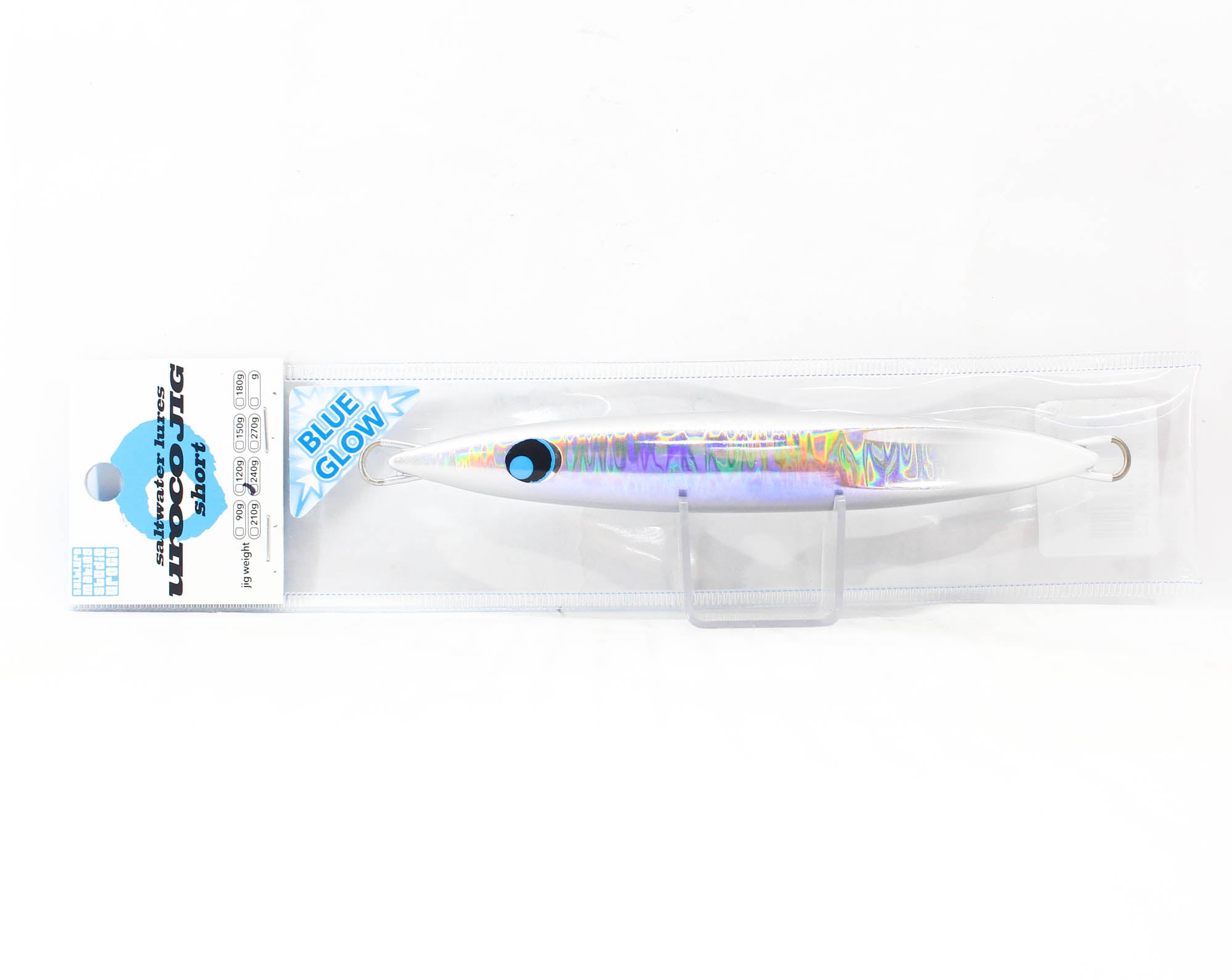 Uroco Metal Jig Uroco Short 240 grams Blue Glow 601 (6122)