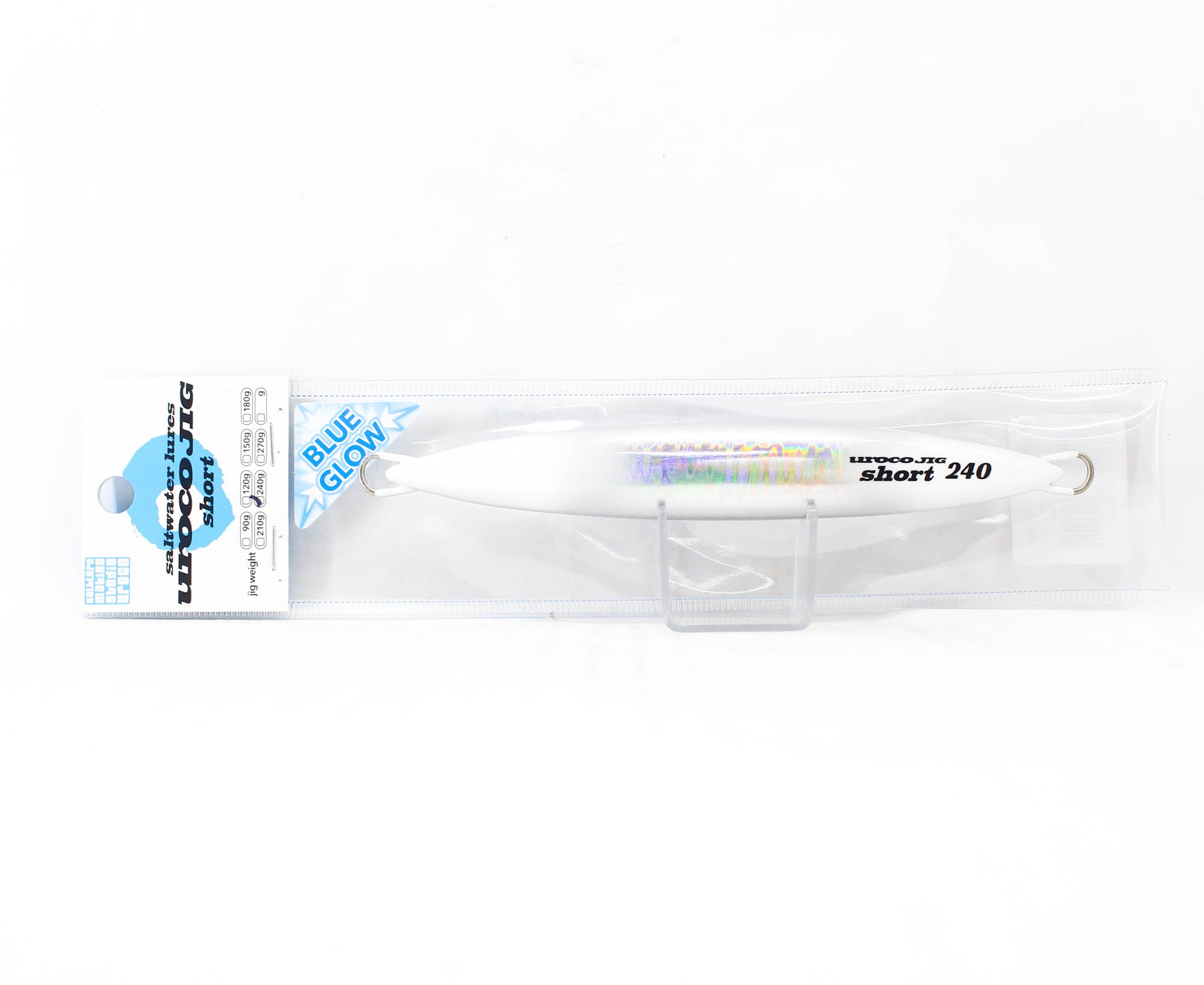 Uroco Metal Jig Uroco Short 240 grams Blue Glow 601 (6122)