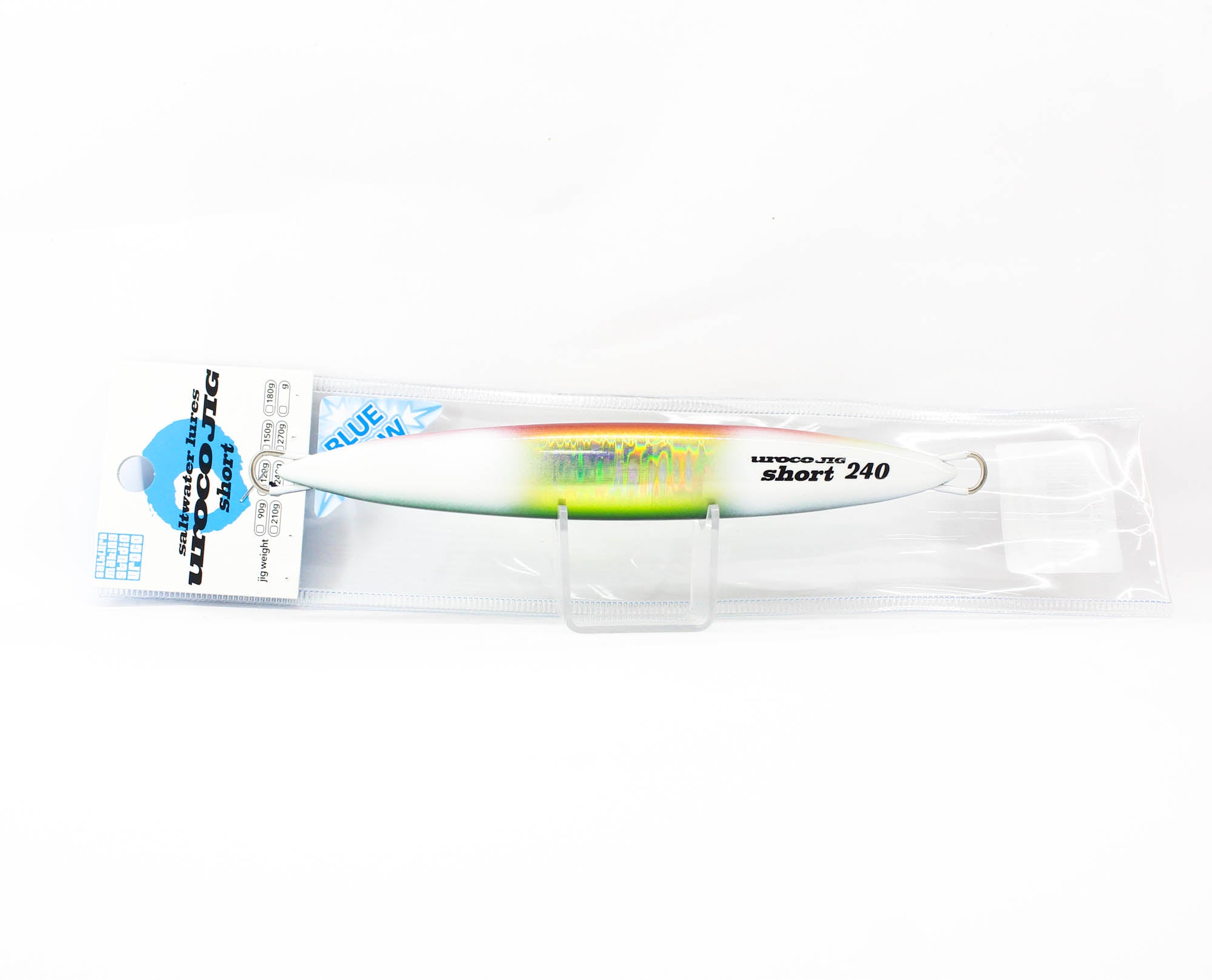 Uroco Metal Jig Uroco Short 240 grams Blue Glow 603 (6146)