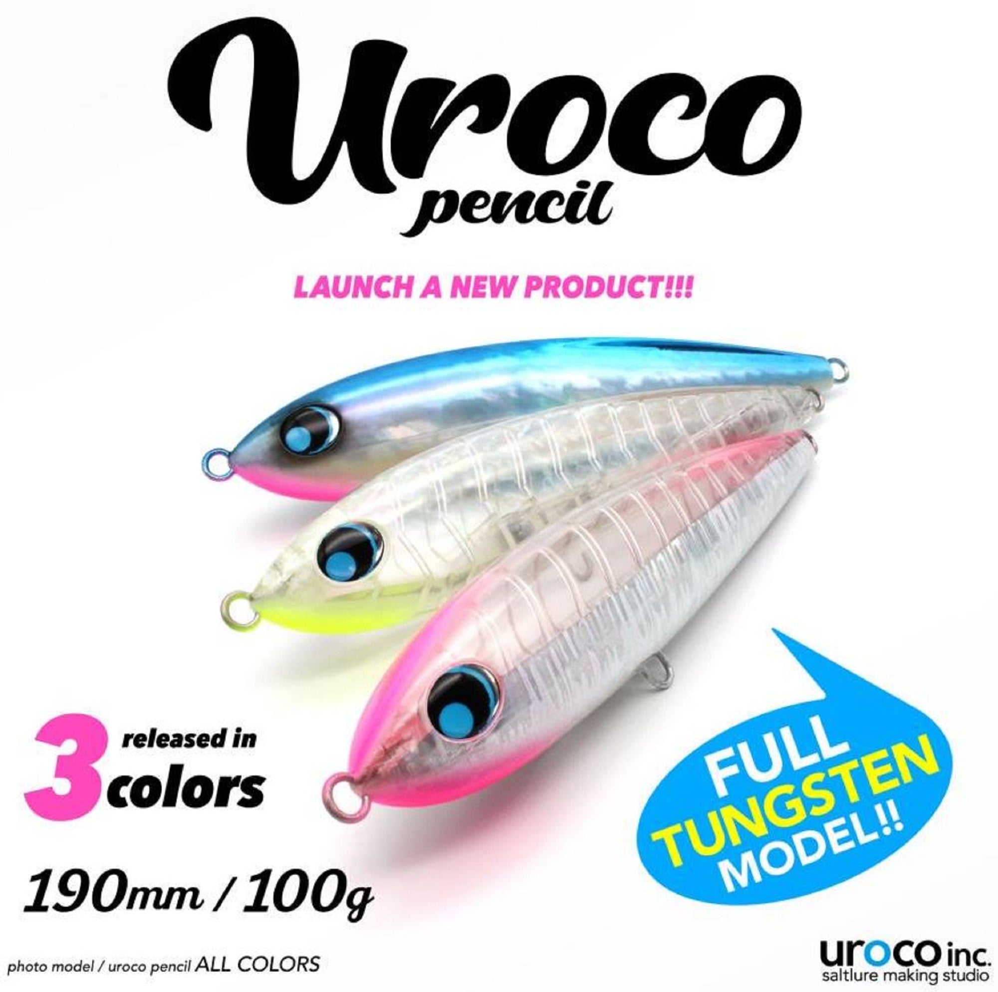 Uroco Pencil 190 100 grams Floating Lure 03 (7358)