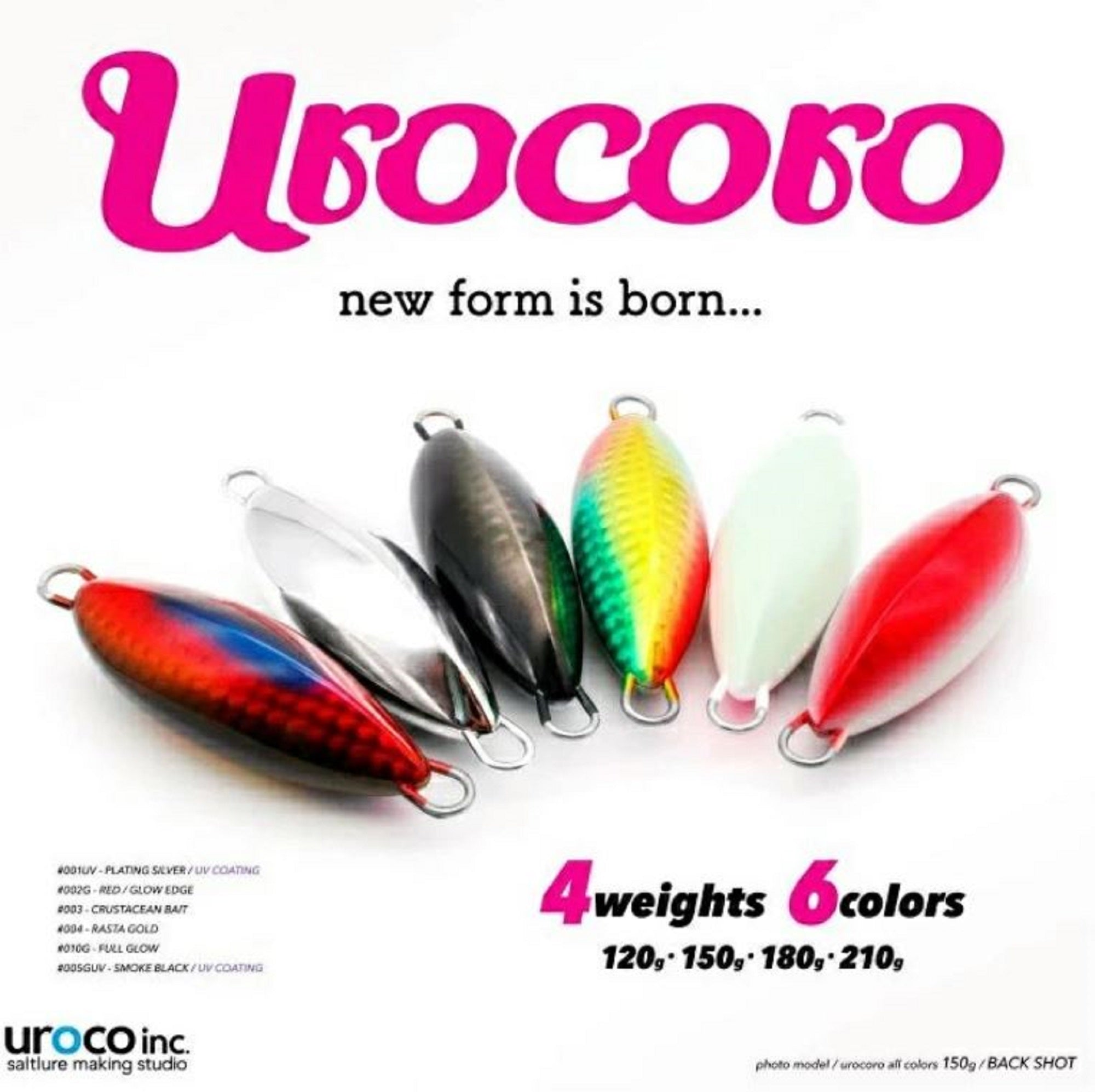Uroco Metal Jig Urocoro Compact 150 grams 002 (7433)