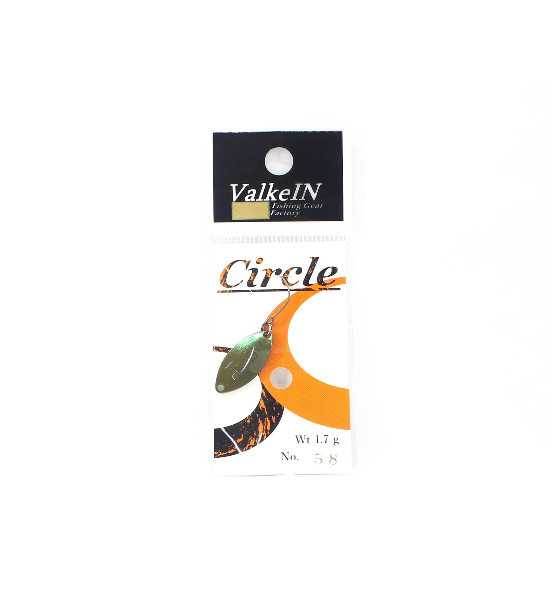 Valkein Spoon Circle 1.7 grams Sinking Lure No.58 (0072)