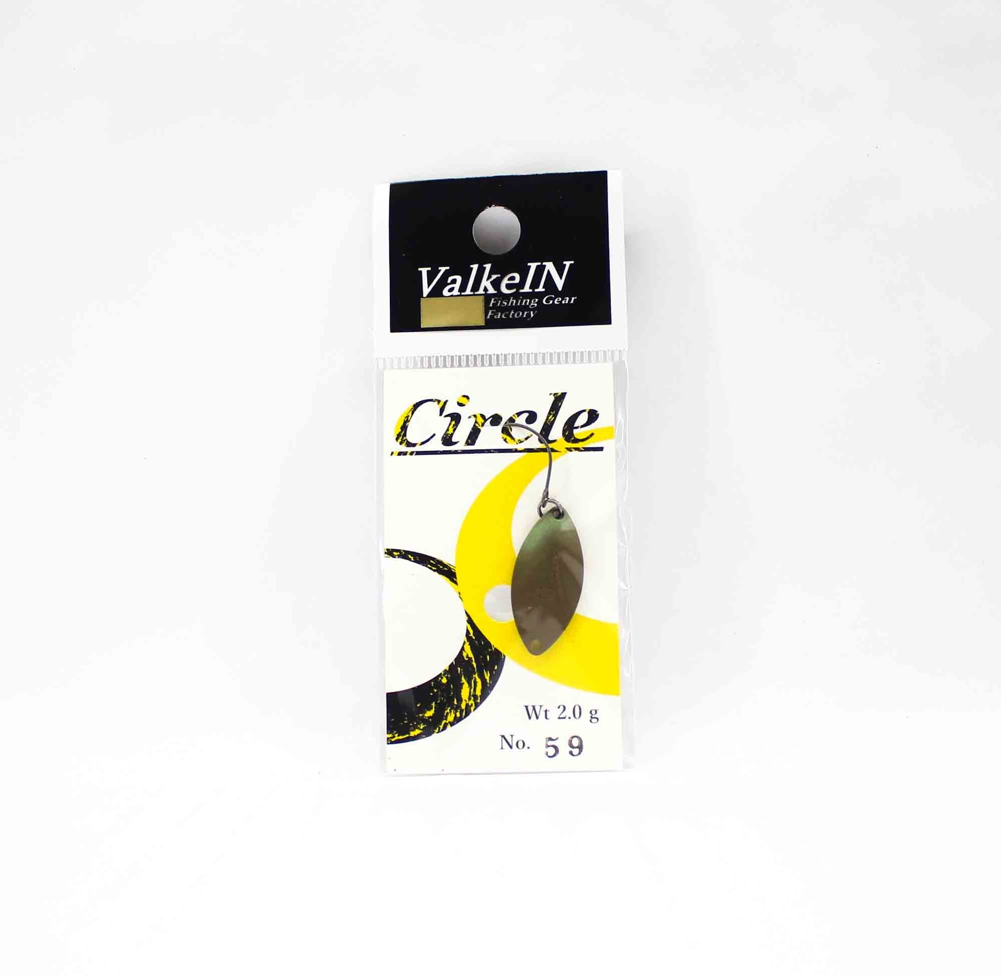Valkein Spoon Circle 2 grams Sinking Lure No.59 (0201)