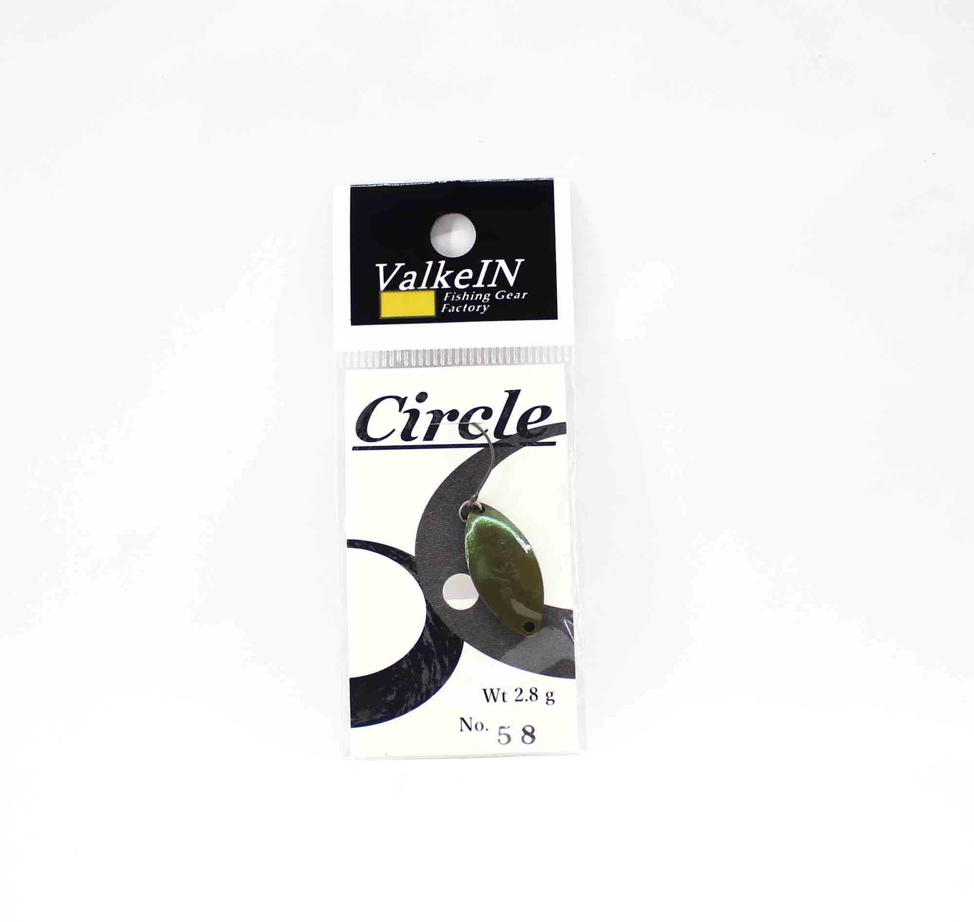 Valkein Spoon Circle 2.8 grams Sinking Lure No.58 (0317)