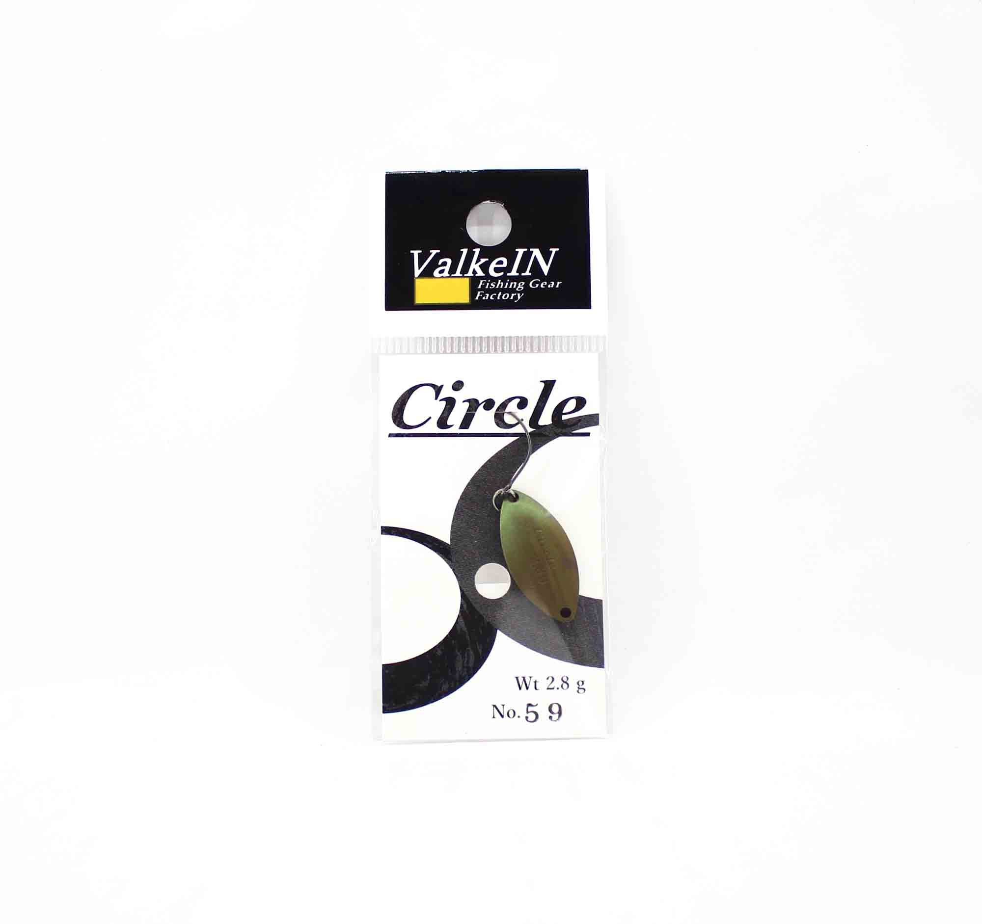 Valkein Spoon Circle 2.8 grams Sinking Lure No.59 (0324)