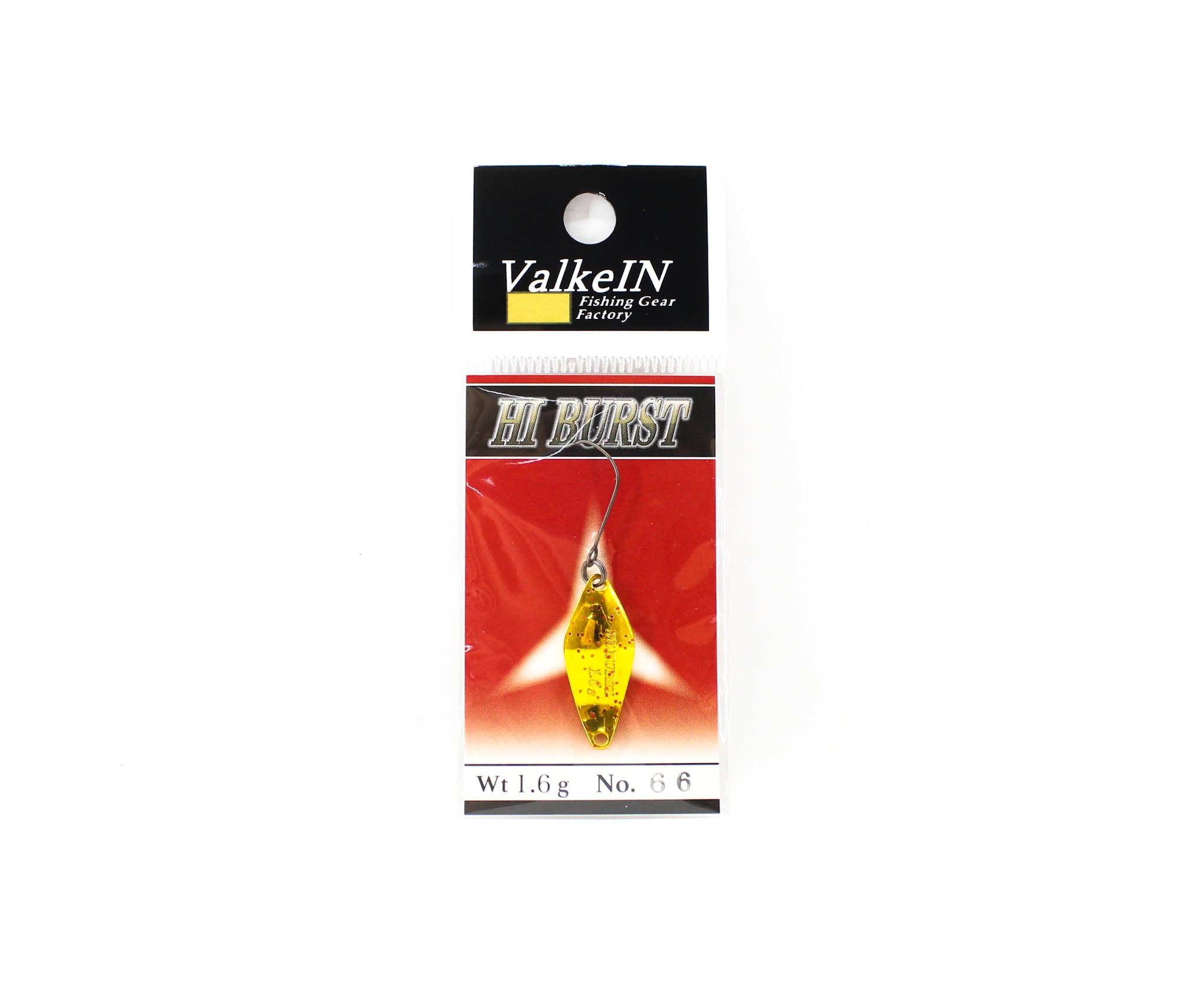 Valkein Spoon Hi Burst 1.6 grams Sinking Lure No.66 (6653)