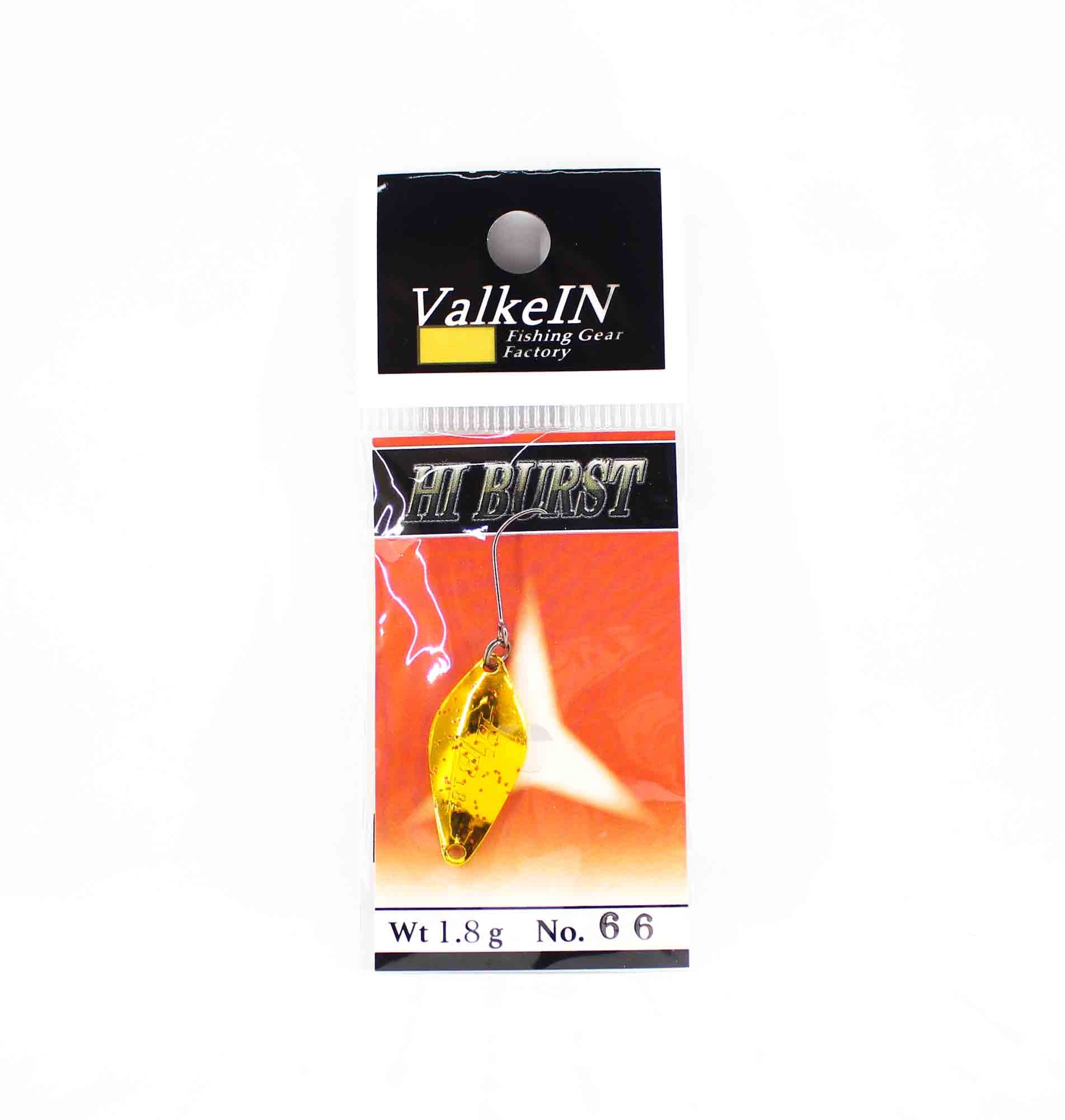 Valkein Spoon Hi Burst 1.8 grams Sinking Lure No.66 (6714)