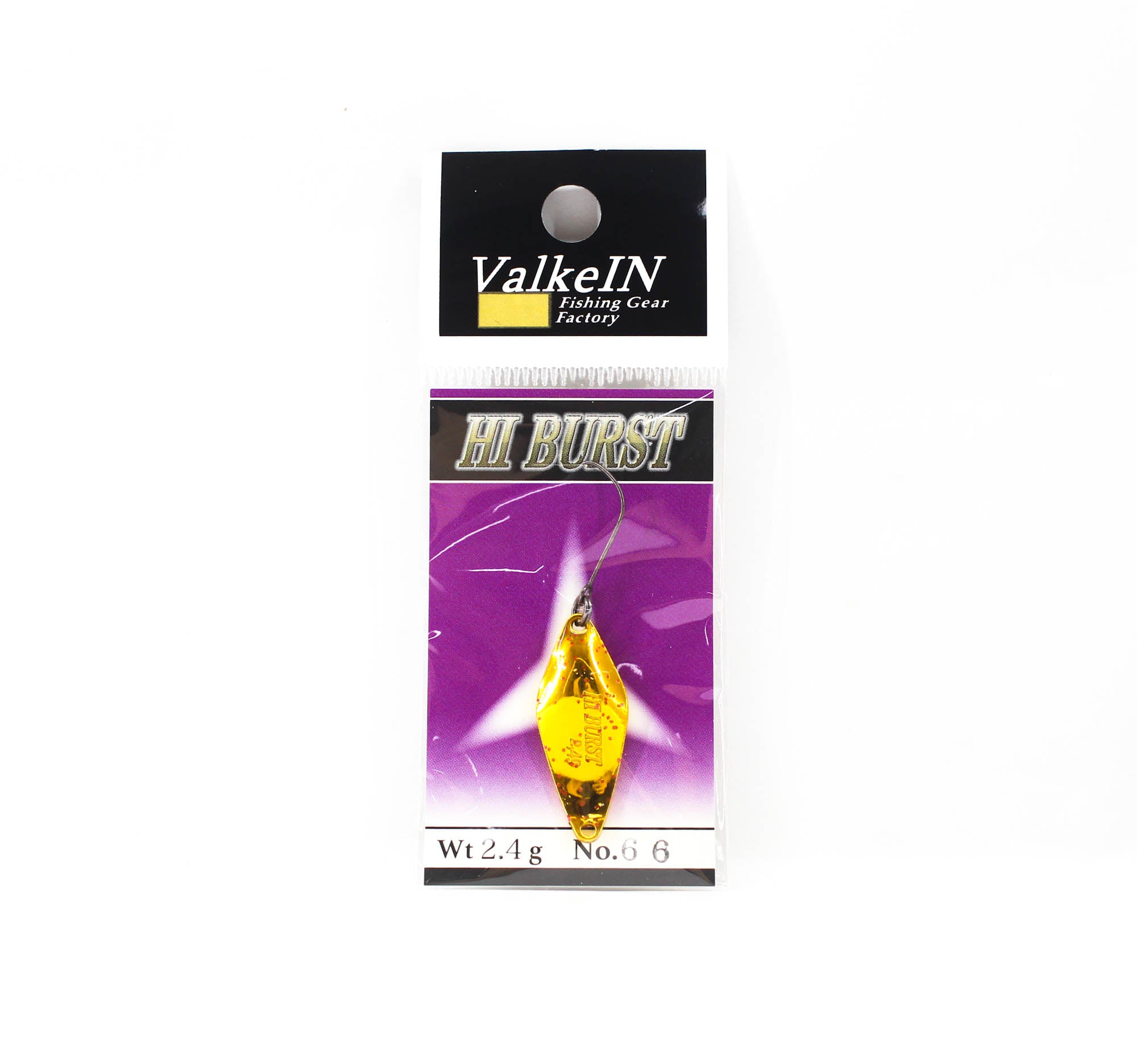 Valkein Spoon Hi Burst 2.4 grams Sinking Lure No.66 (6776)