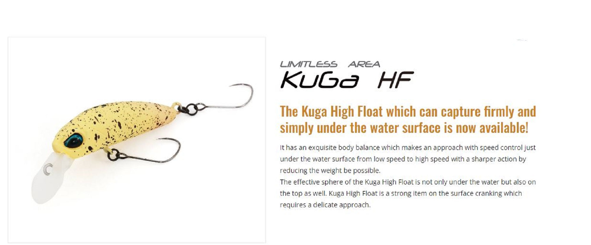 Valkein Kuga HF 36mm 1.5 grams Floating Lure M107 (8077)