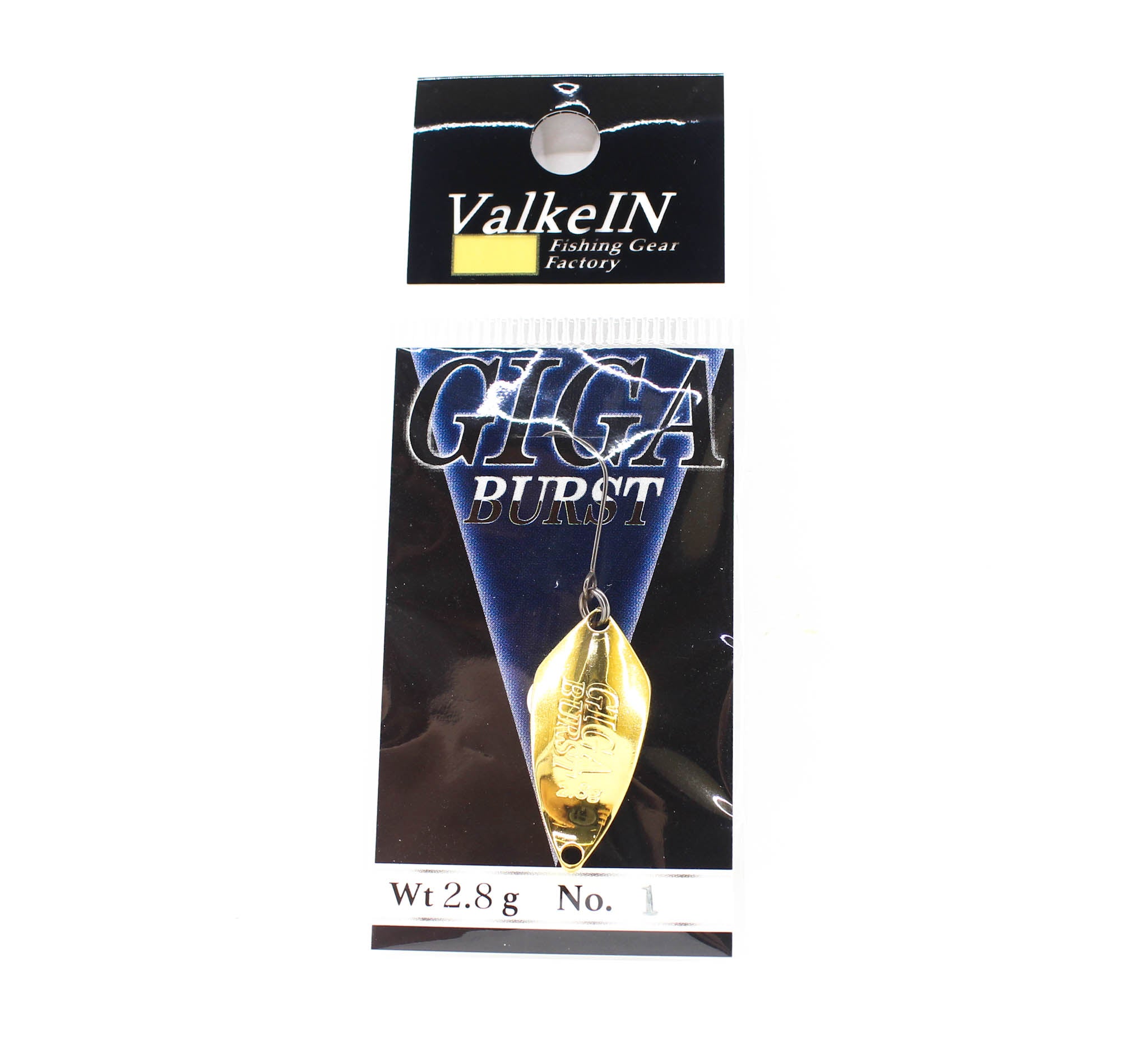 Valkein Spoon Giga Burst 2.8 grams Sinking Lure No.1 (0130)