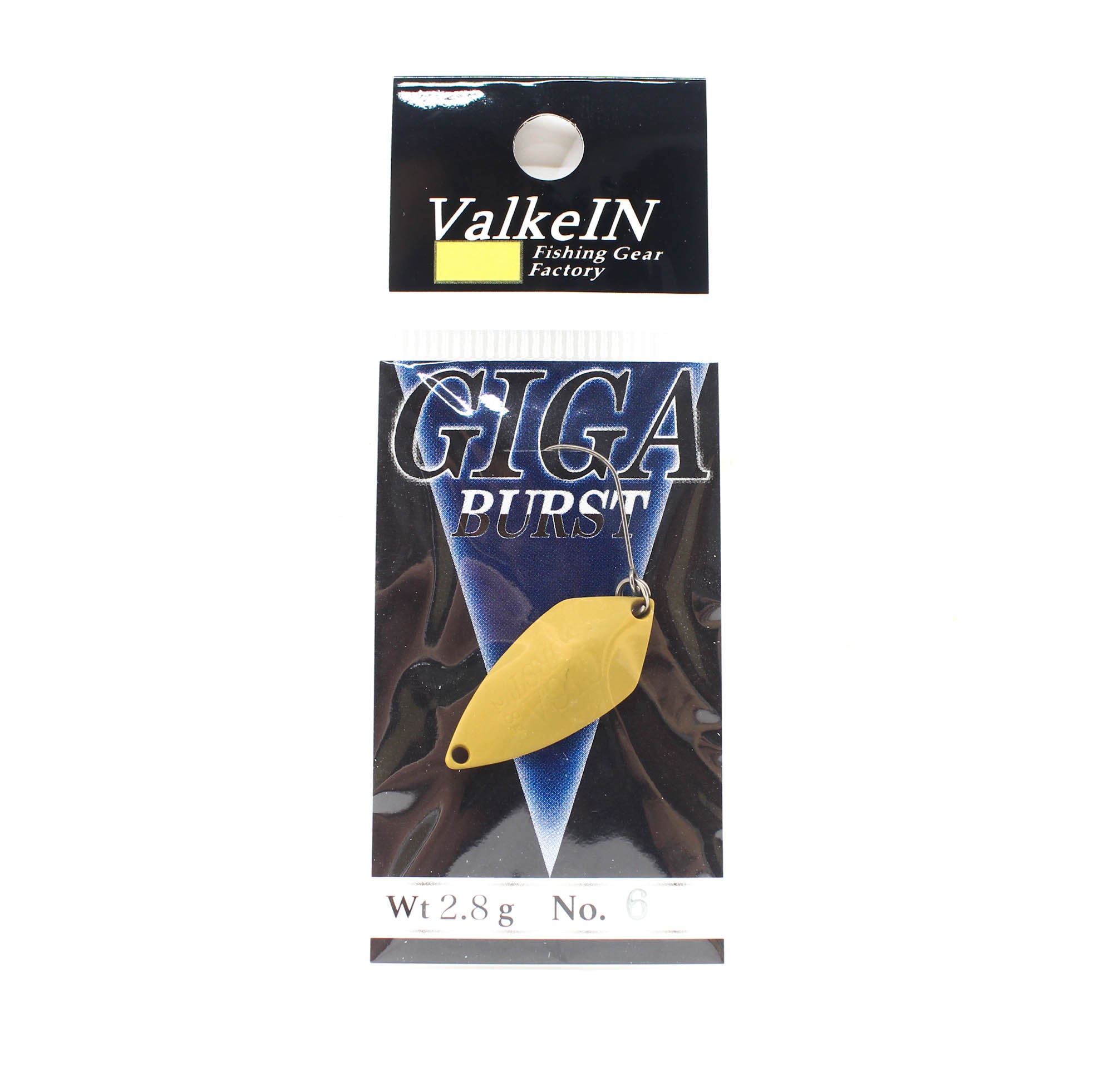 Valkein Spoon Giga Burst 2.8 grams Sinking Lure No.6 (0154)