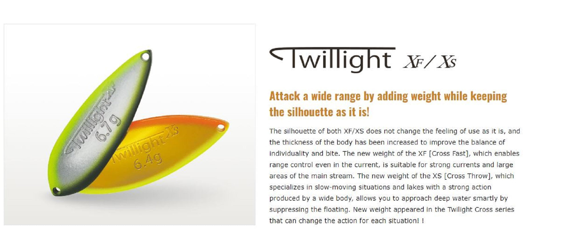 Valkein Spoon Twilight XS 6.4 grams Sinking Lure No.8 (8822)