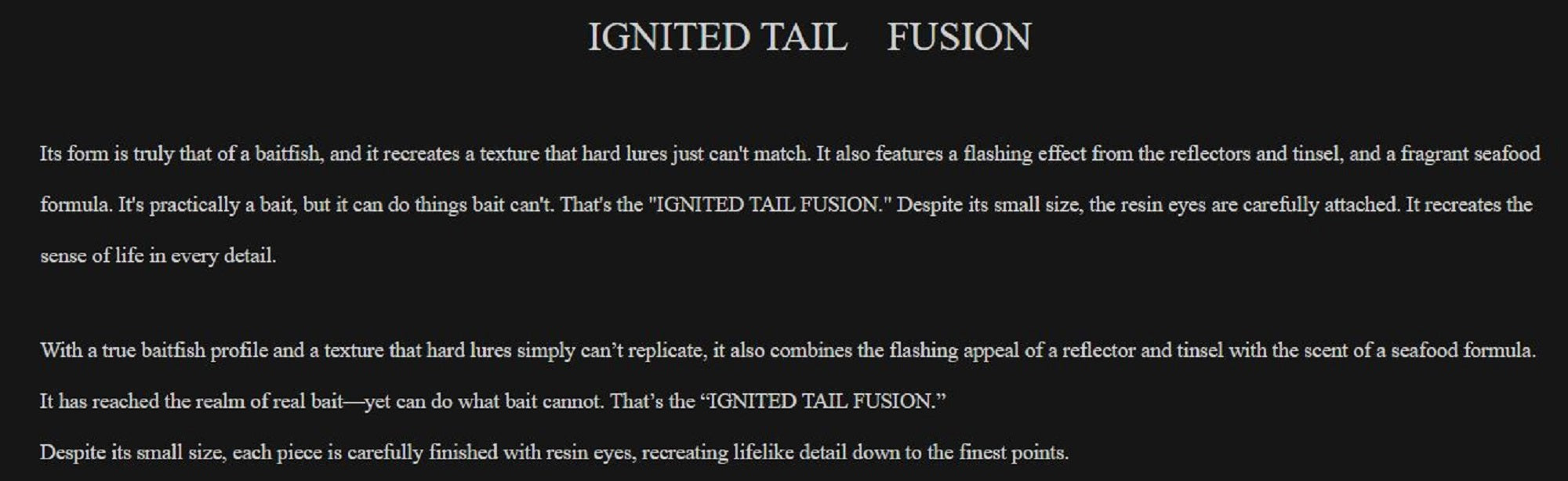 Little Jack Soft Lure Ignited Tail Fusion 1.5 inches 06 (5111)