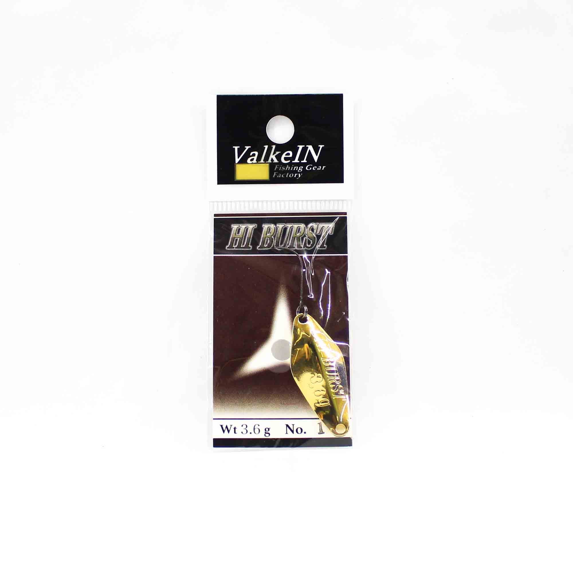 Valkein Spoon Hi Burst 3.6 grams Sinking Lure No.1 (0963)