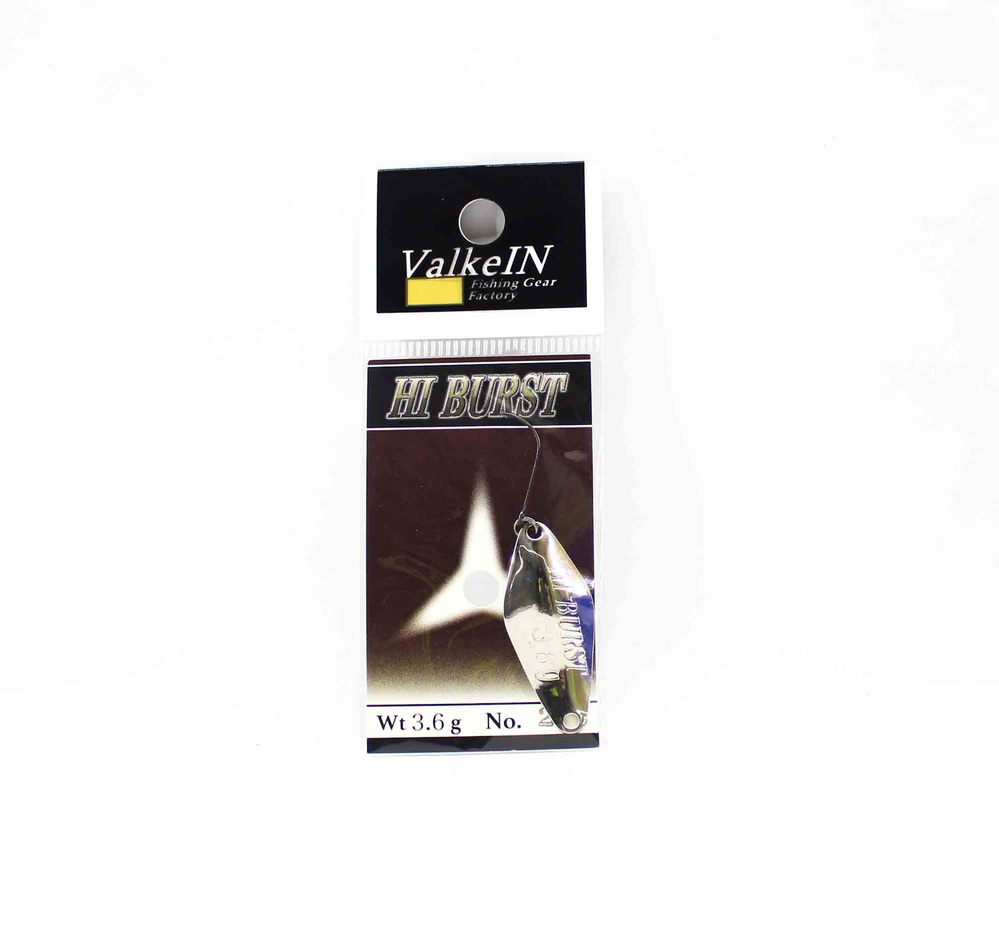 Valkein Spoon Hi Burst 3.6 grams Sinking Lure No.2 (0970)