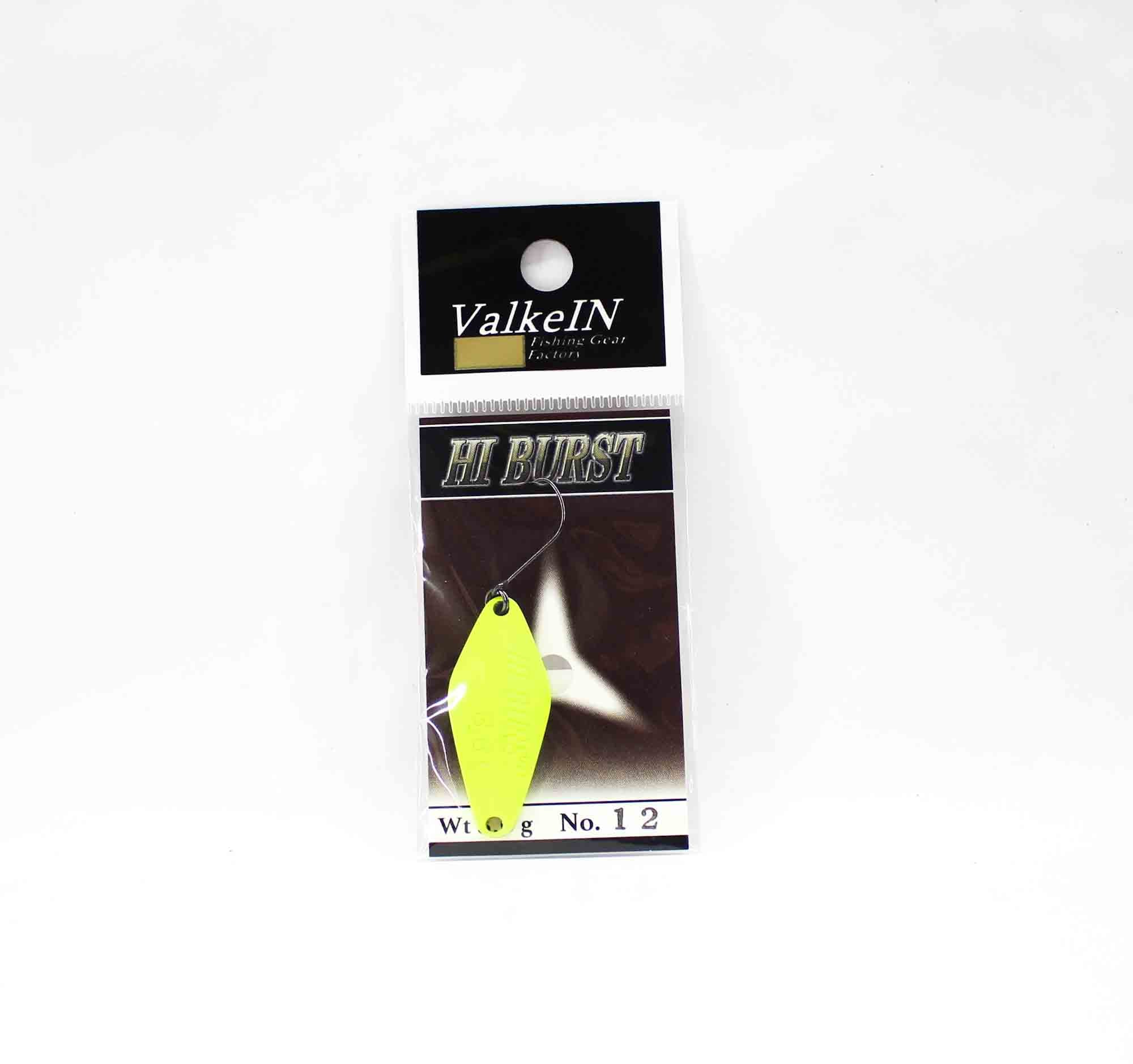 Valkein Spoon Hi Burst 3.6 grams Sinking Lure No.12 (1007)