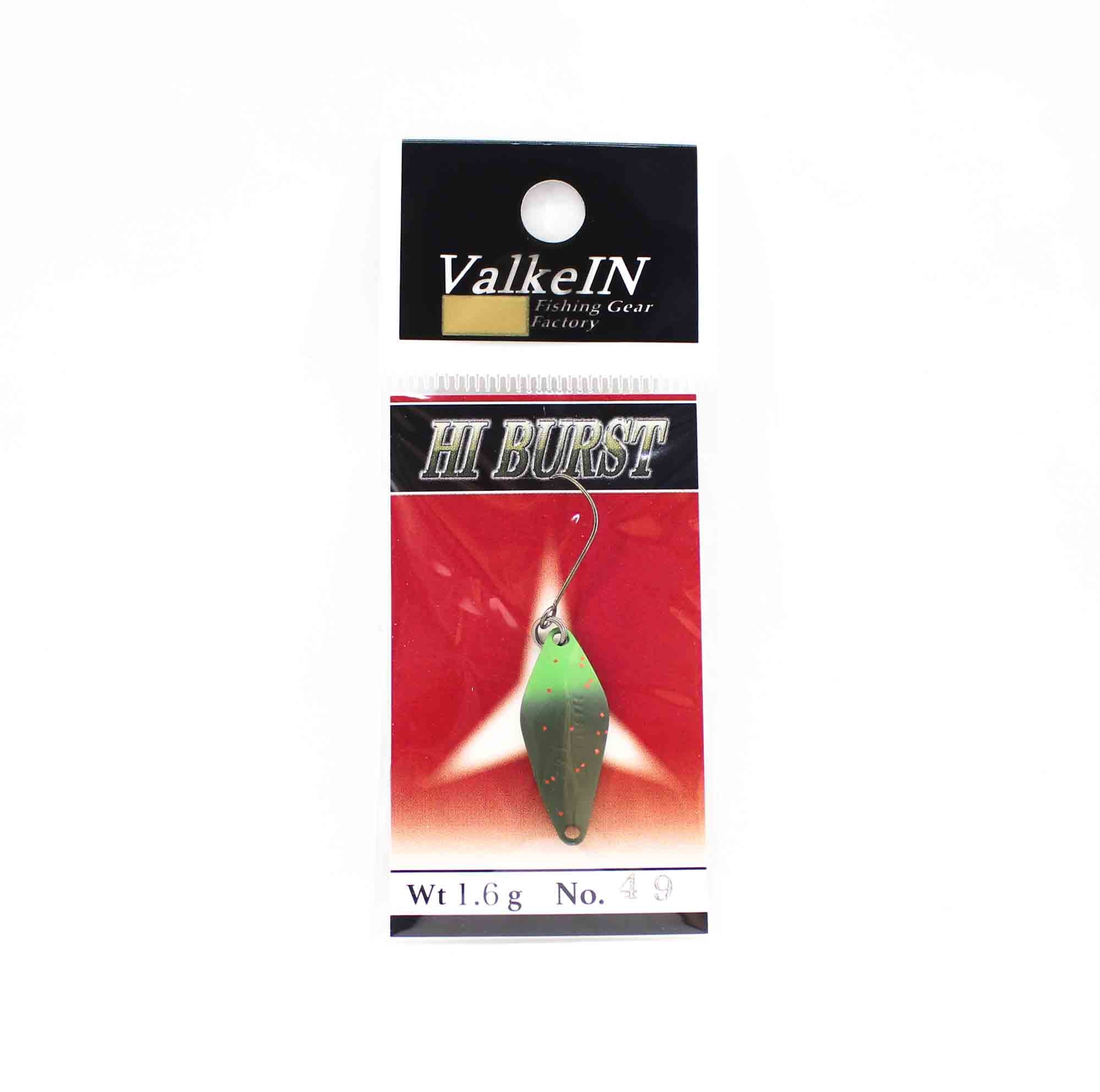 Valkein Spoon Hi Burst 1.6 grams Sinking Lure No.49 (6071)