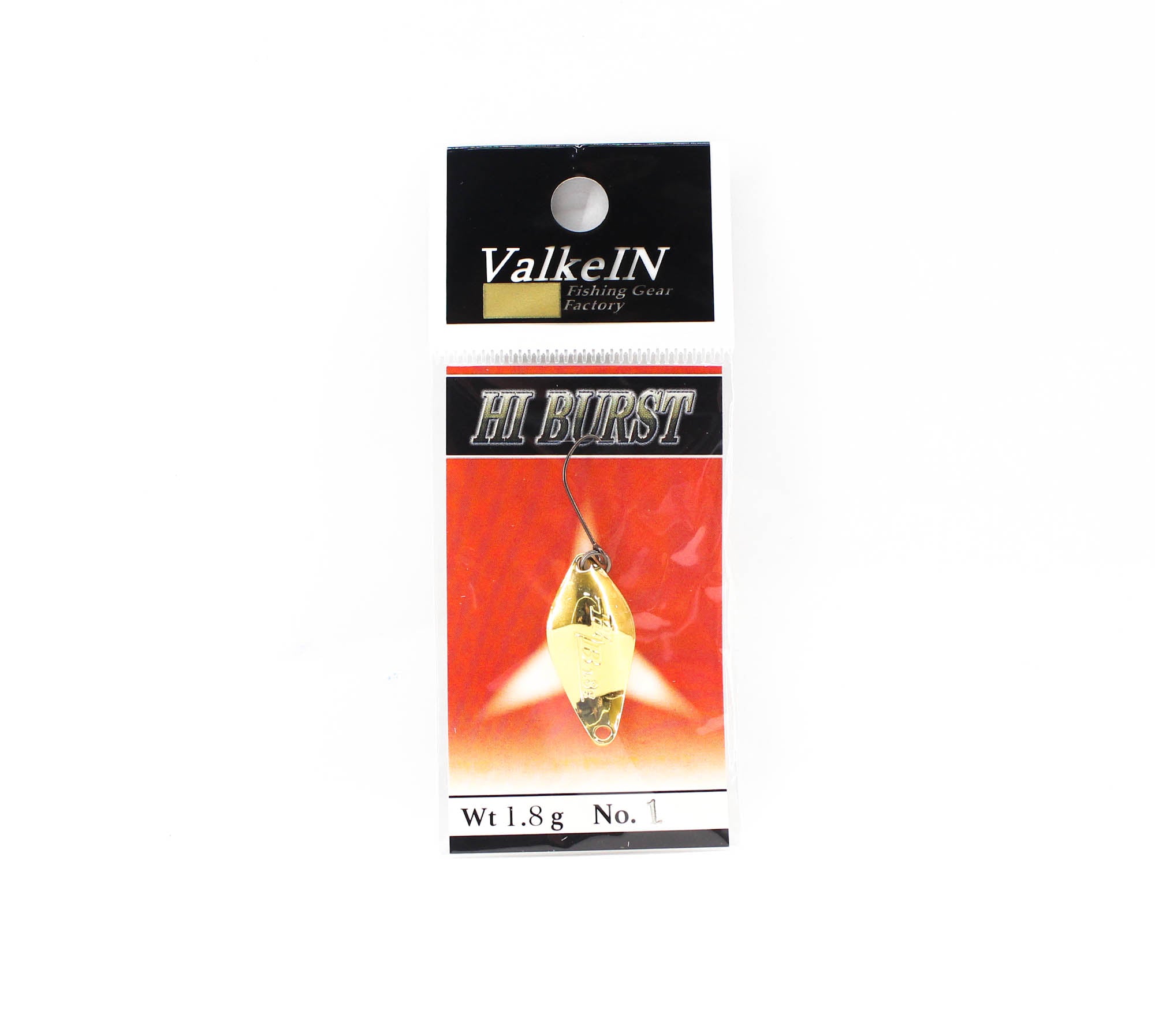 Valkein Spoon Hi Burst 1.8 grams Sinking Lure No.1 (1648)