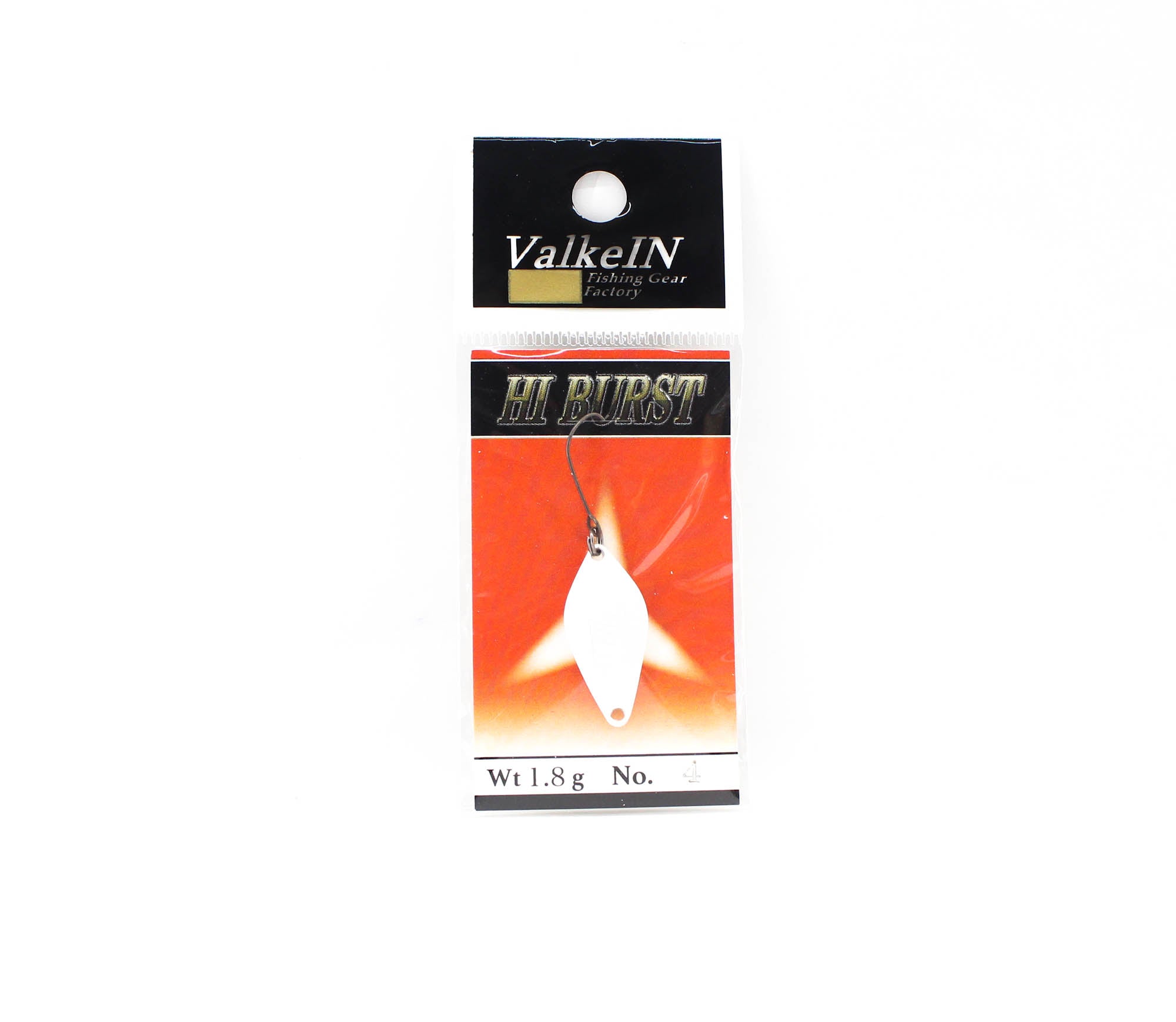 Valkein Spoon Hi Burst 1.8 grams Sinking Lure No.4 (1679)