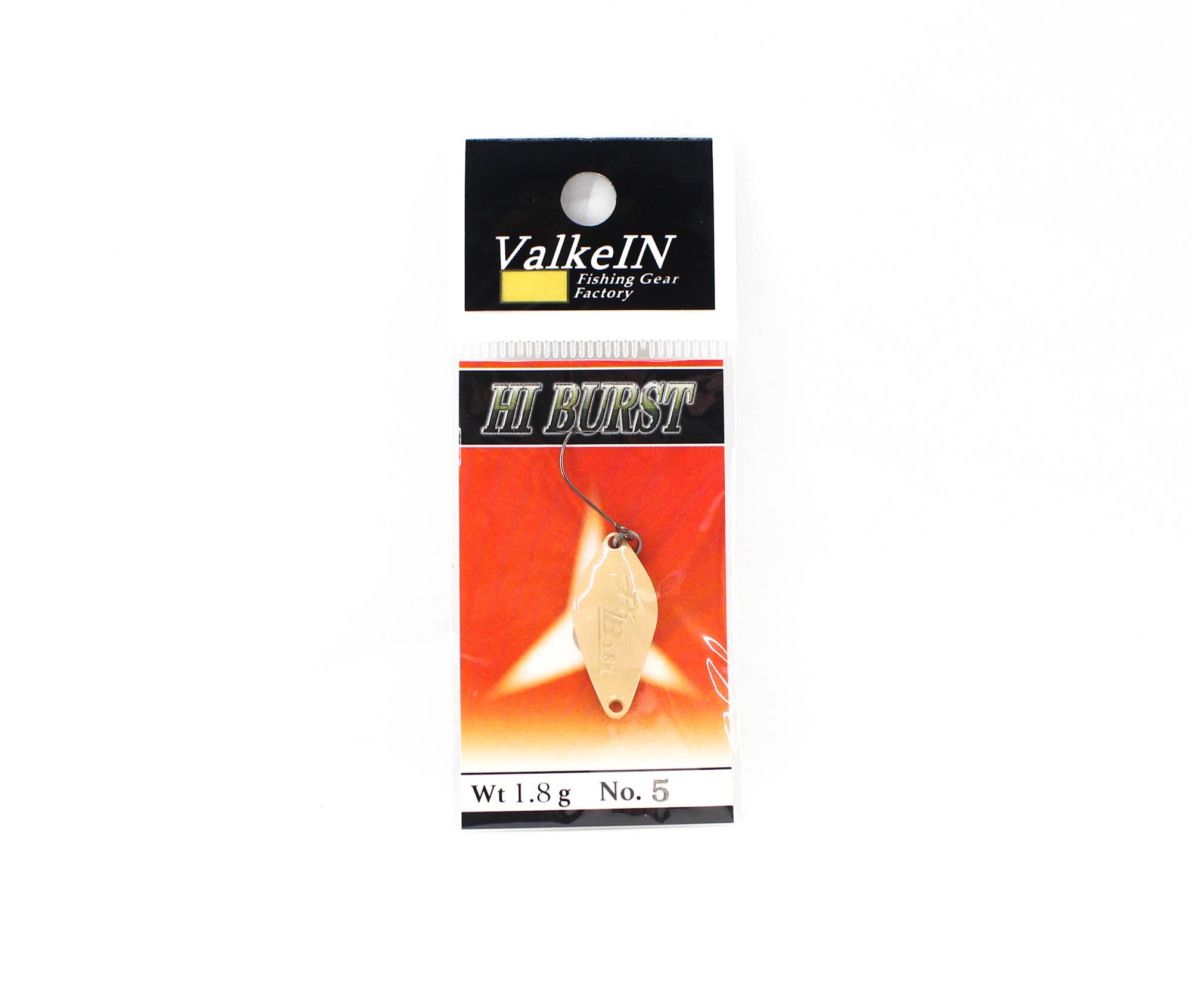 Valkein Spoon Hi Burst 1.8 grams Sinking Lure No.5 (1686)