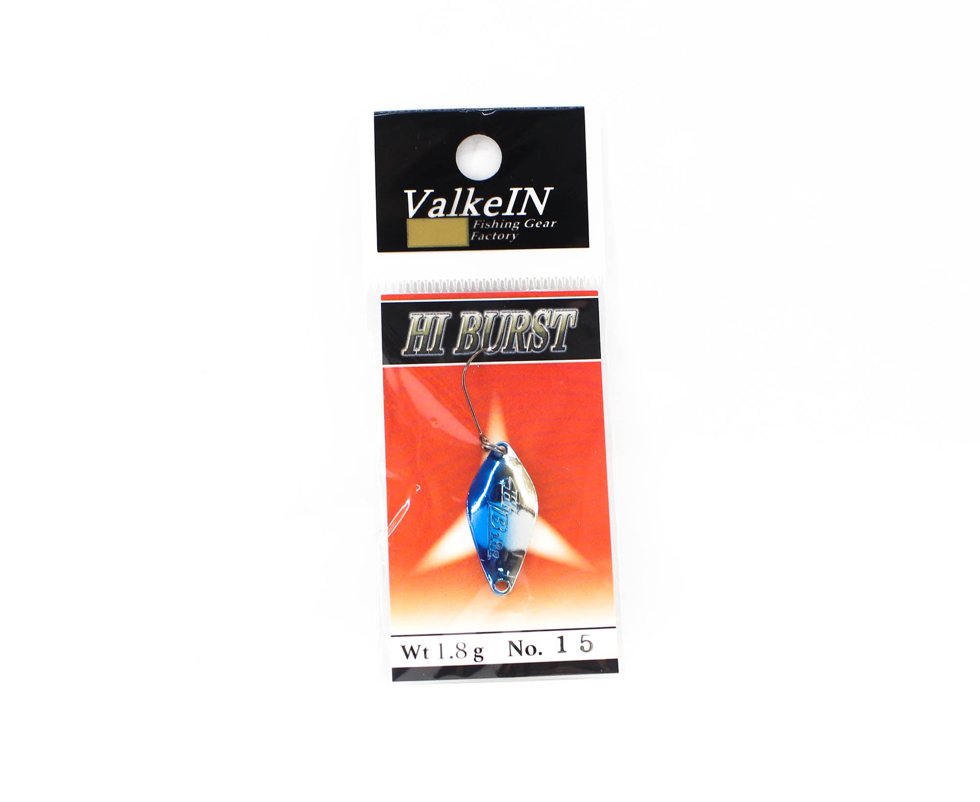 Valkein Spoon Hi Burst 1.8 grams Sinking Lure No.15 (1761)