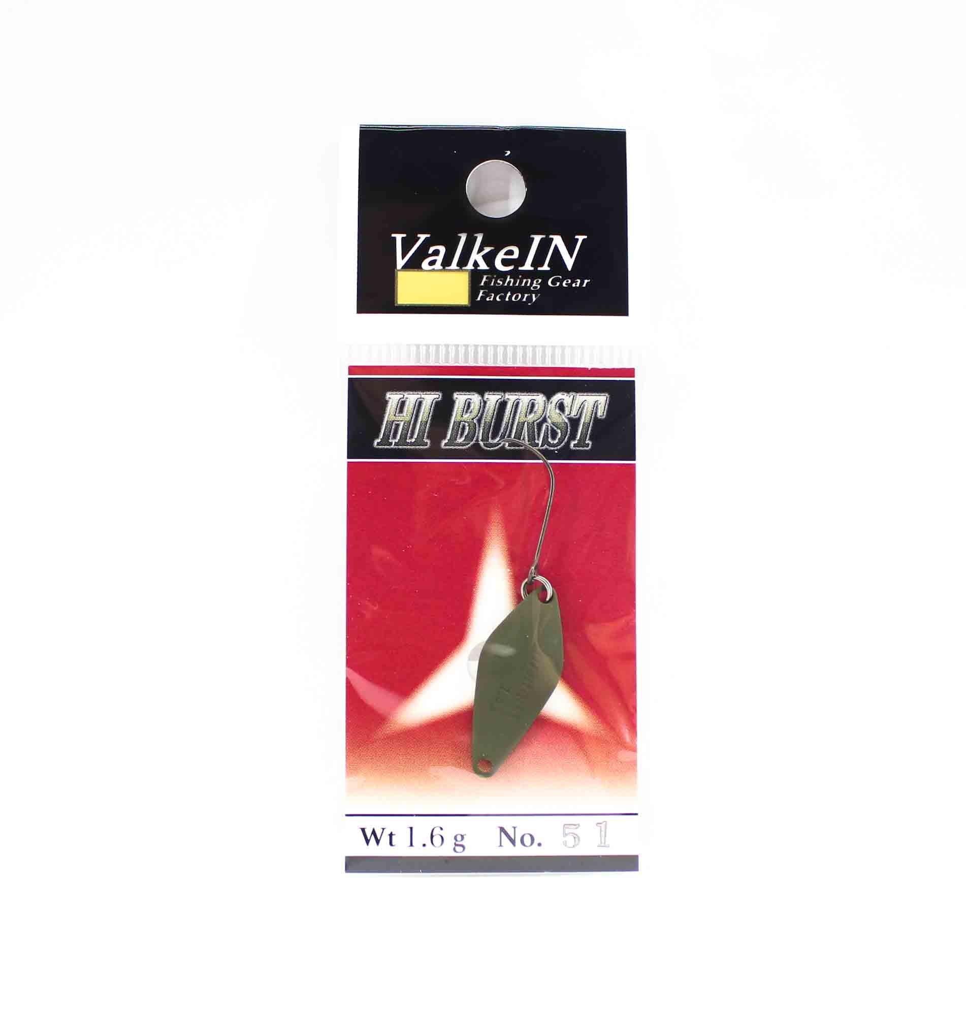 Valkein Spoon Hi Burst 1.6 grams Sinking Lure No.51 (2188)