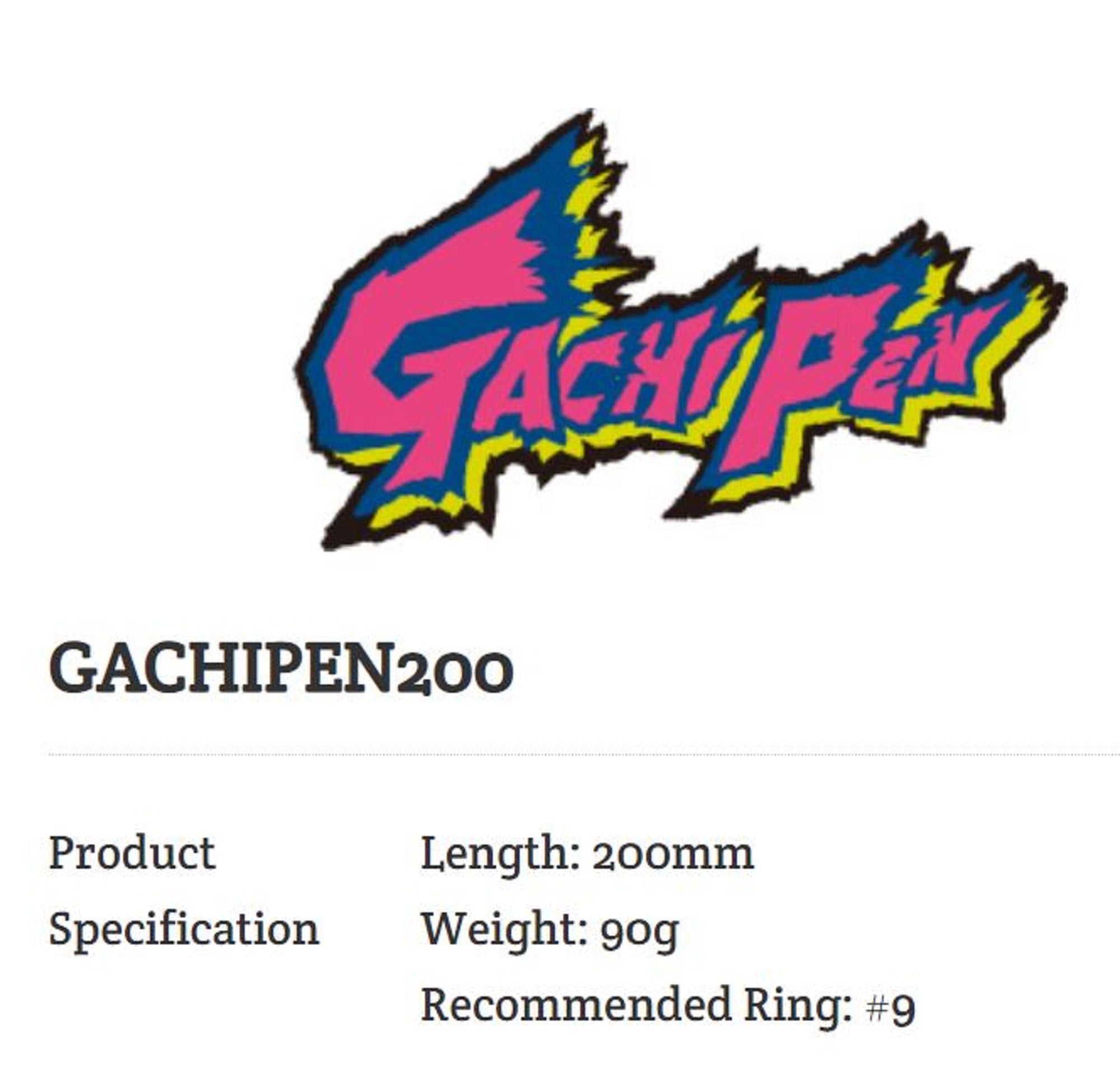 Blue Blue Gachipen 200 Pencil 90 gram Floating Lure 06 (5085)