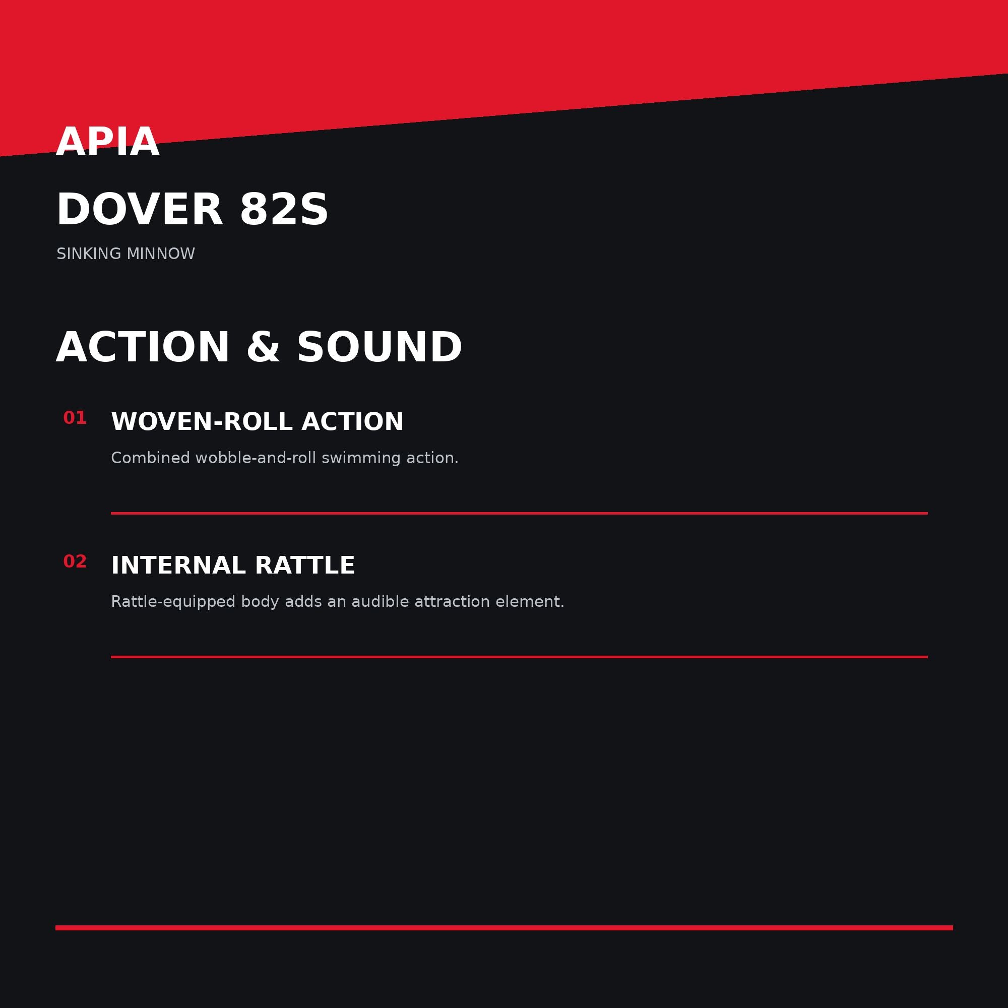 Apia Dover 82S Sinking Lure 05 (3455)