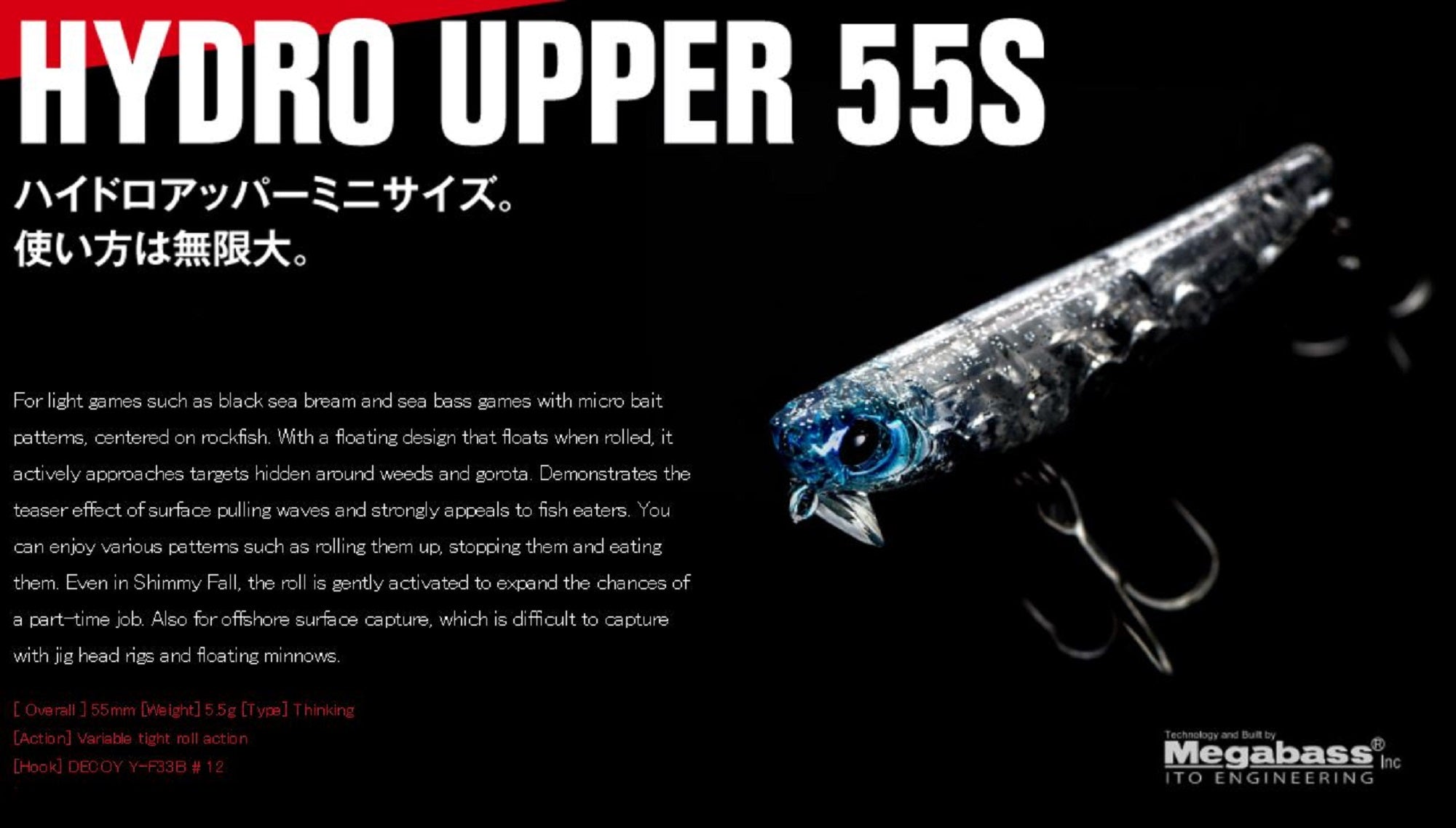 Apia Hydroupper 55S Sinking Lure 10 (6418)